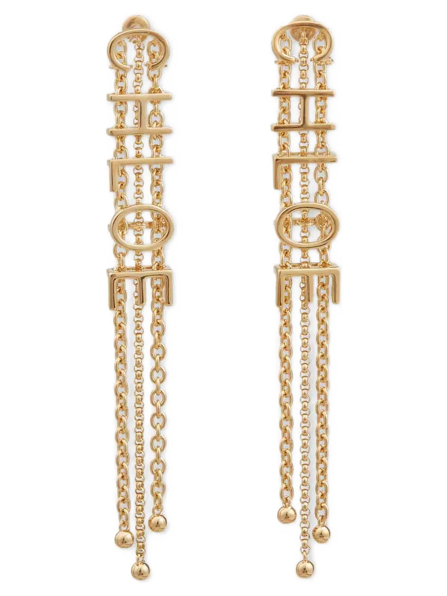 Gold Brass Earrings