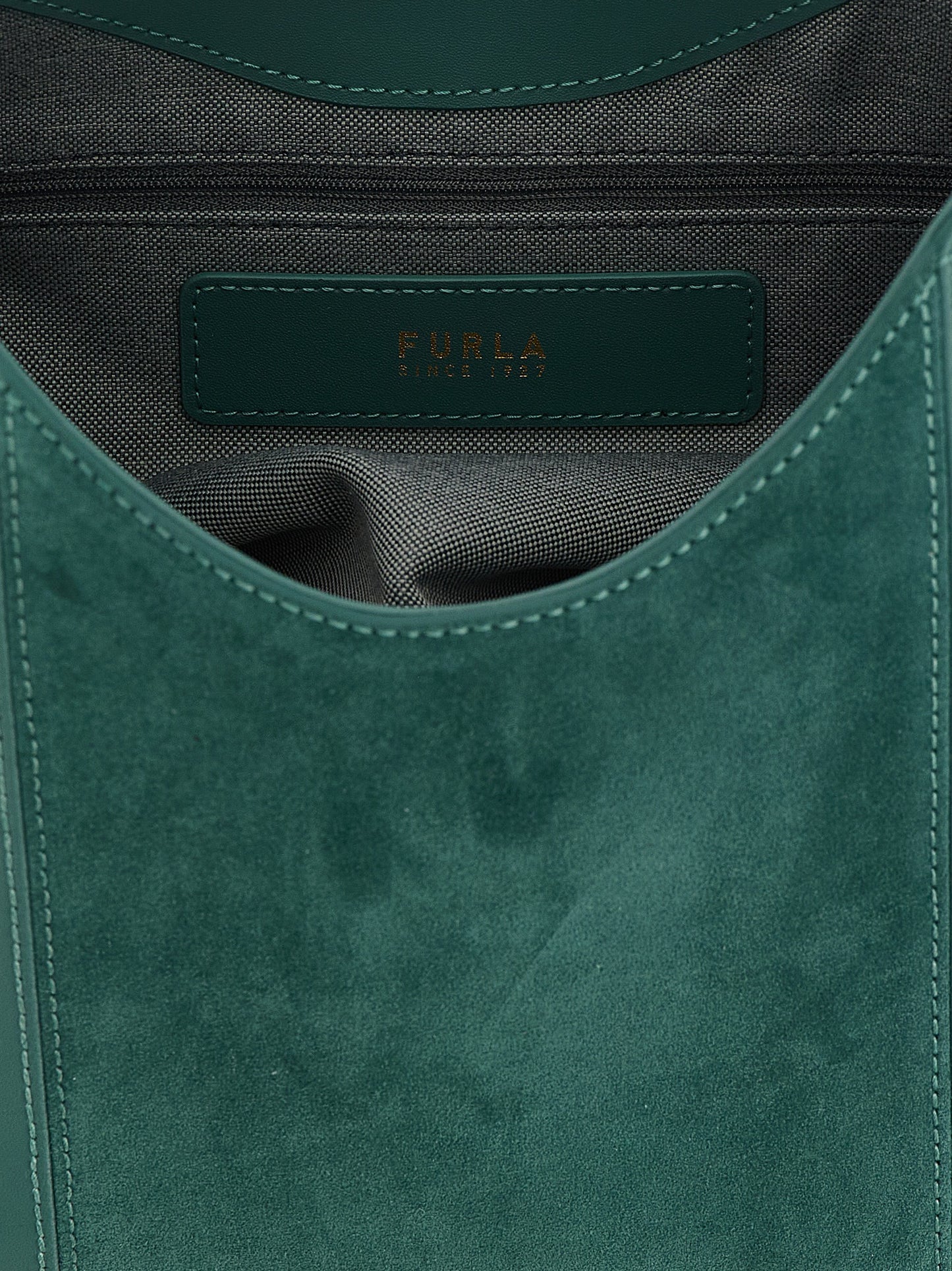 Bicolor Calfskin Shoulder Bag