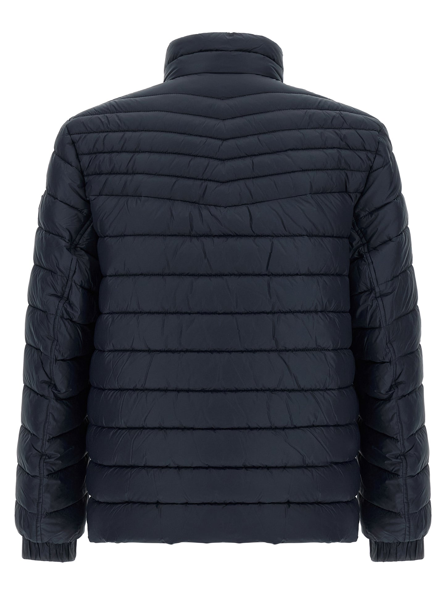 Blue Polyamide Full-Length Jacket