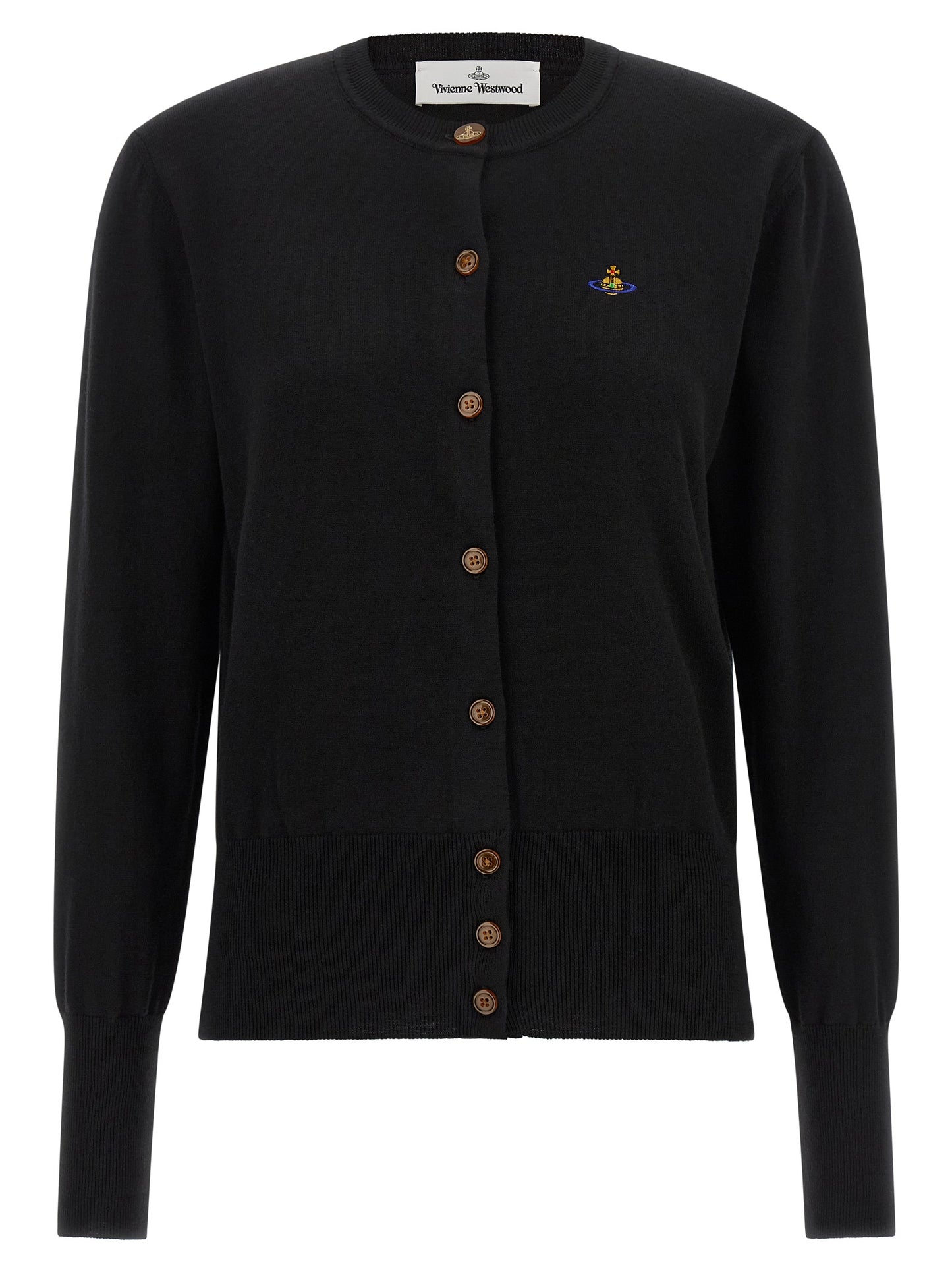 Black Cotton Cardigan