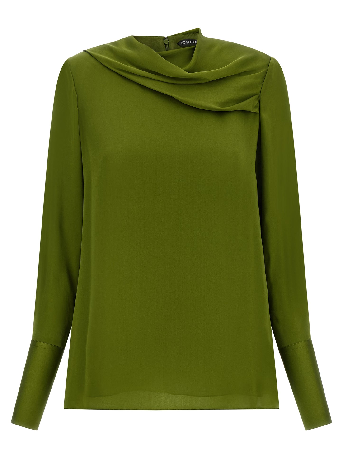 Bicolor Silk Blouse