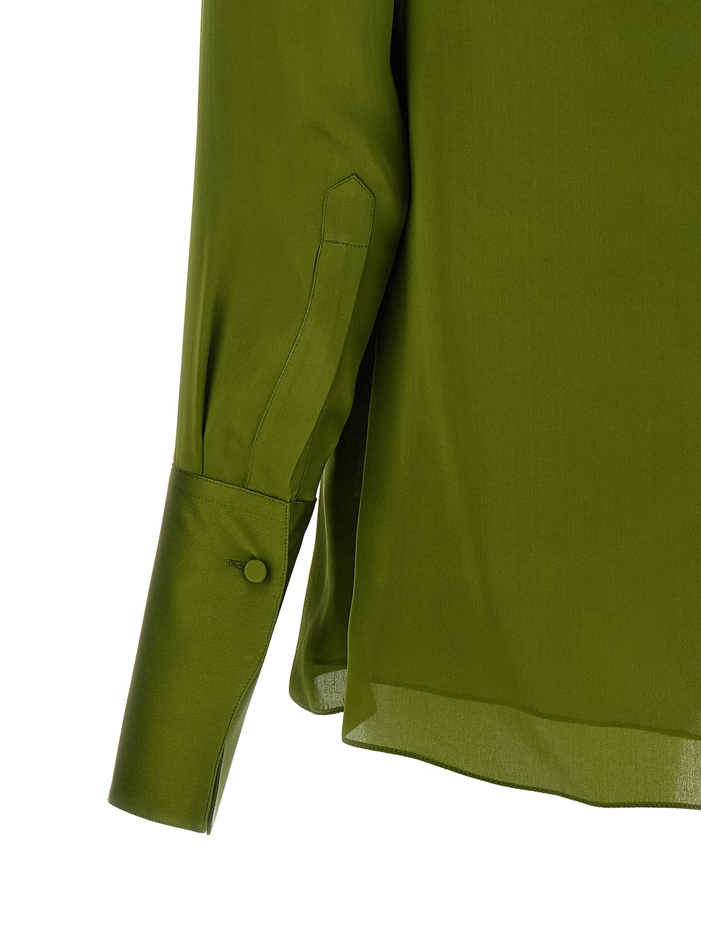Bicolor Silk Blouse