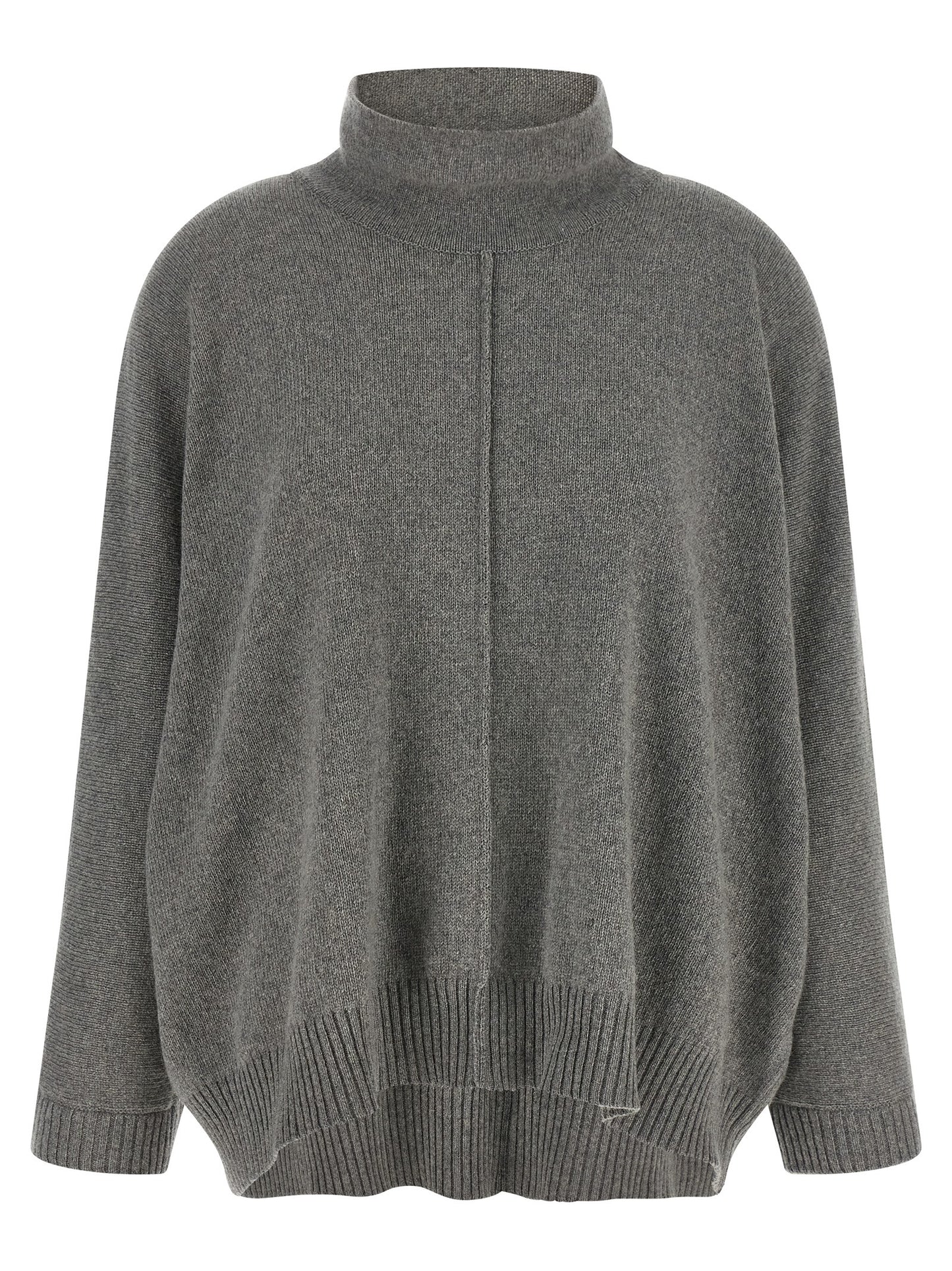 Gray Cashmere Cardigan