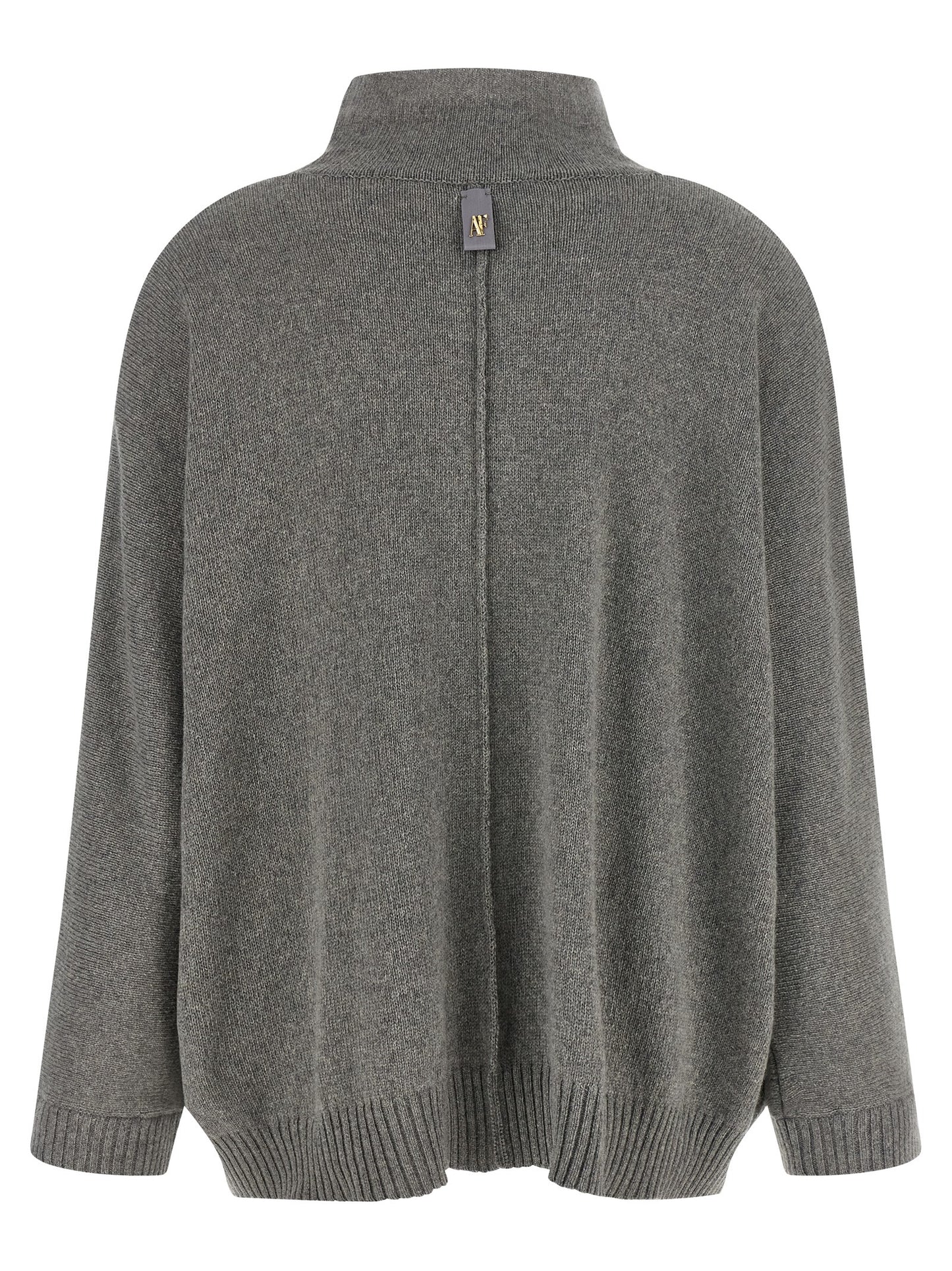 Gray Cashmere Cardigan