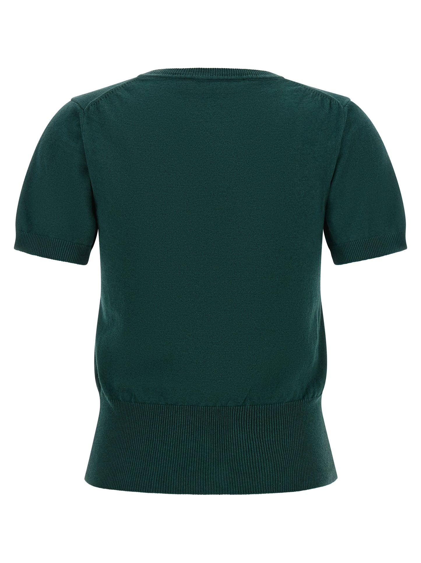 Bicolor Cotton Shortsleeve Shirt