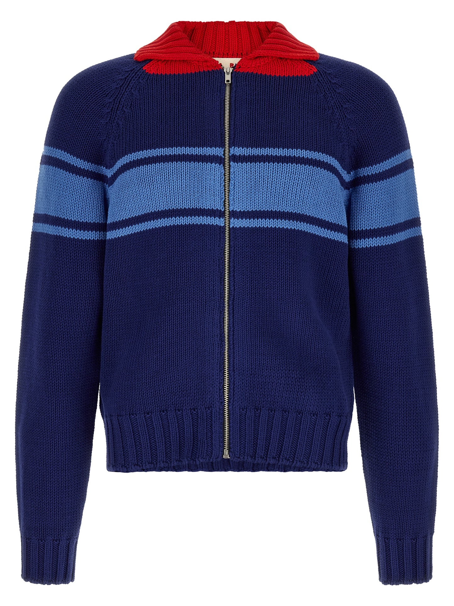 Blue Cotton Cardigan