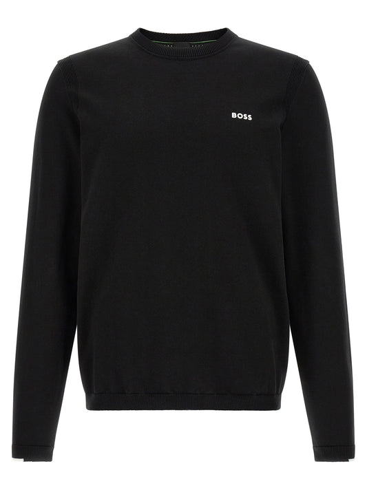 Black Cotton Cardigan