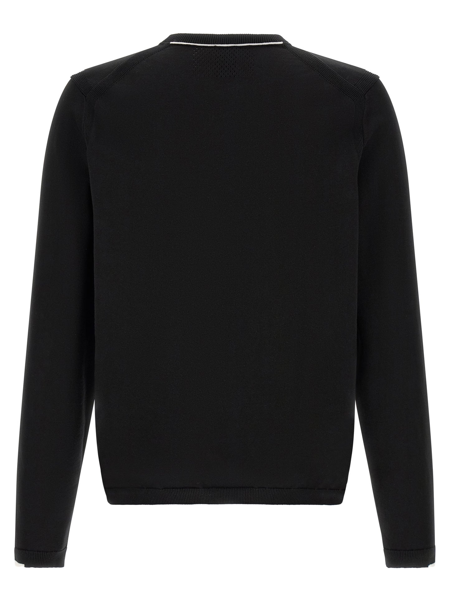 Black Cotton Cardigan
