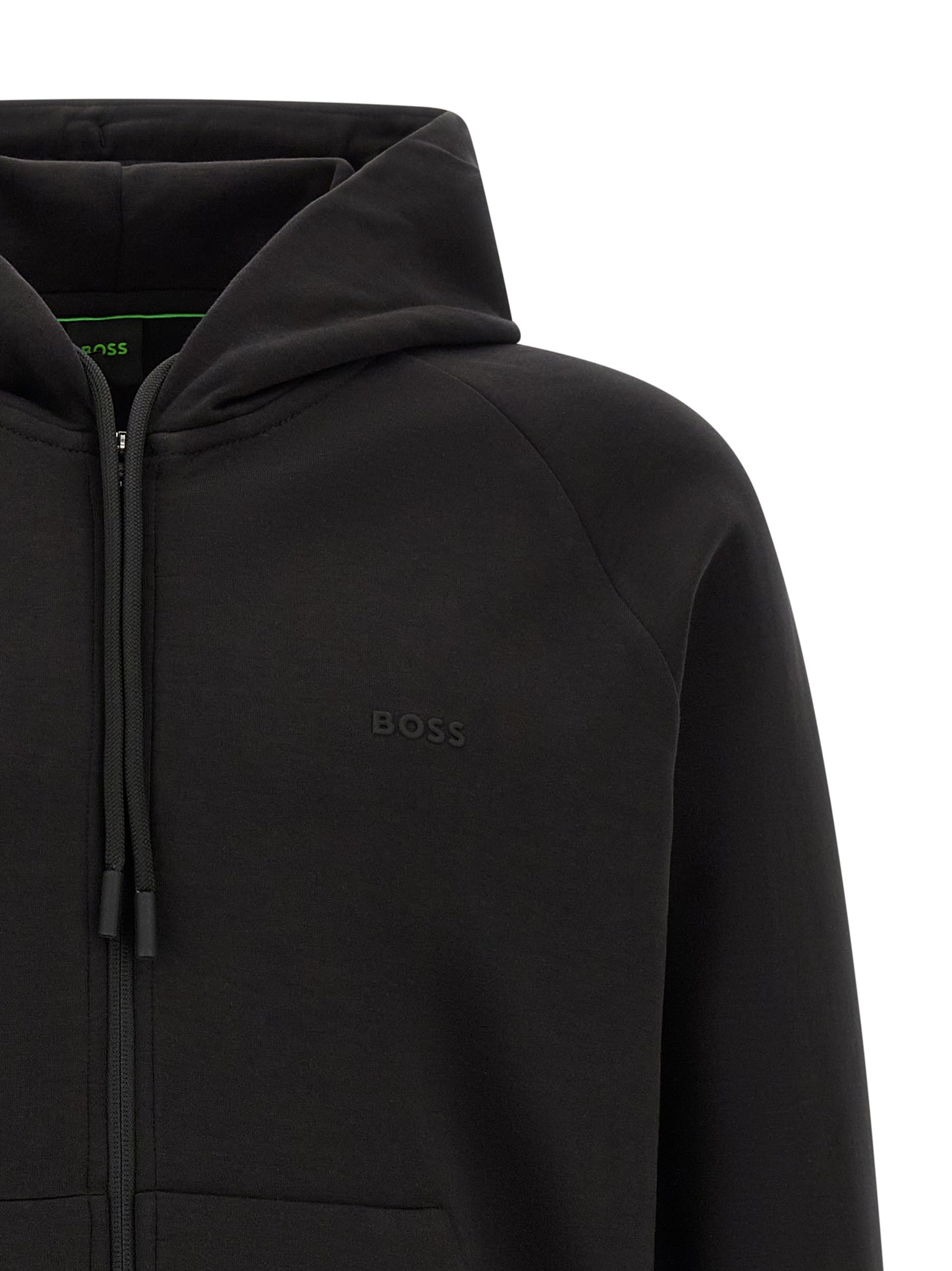 Black Cotton Sweatshirt