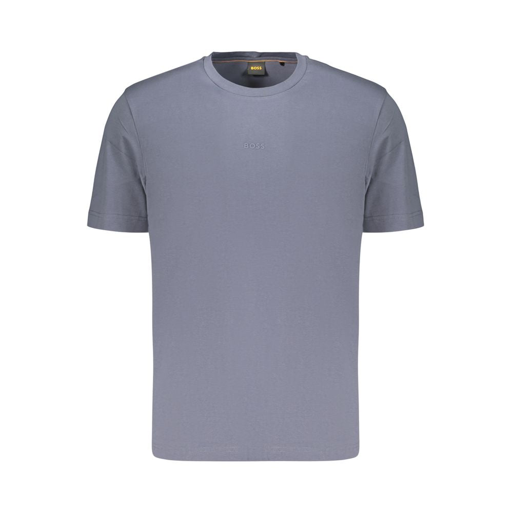Blu Cotton Uomo T-Shirt