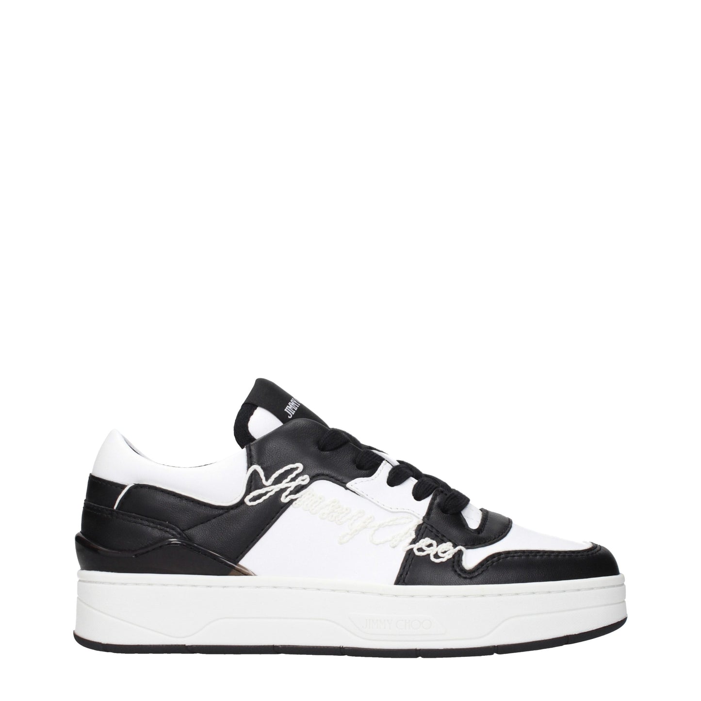Black Leather Low Top Sneakers