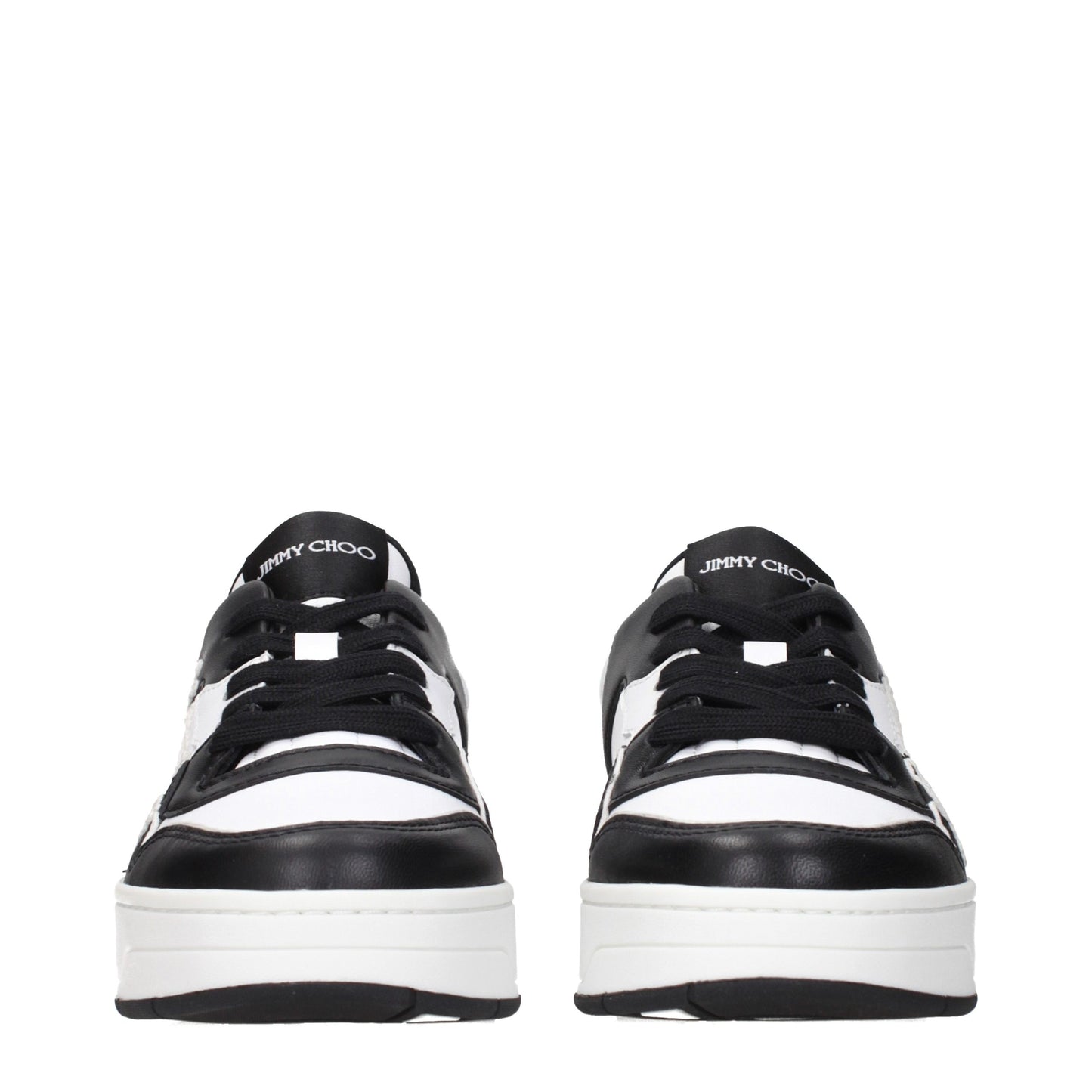 Black Leather Low Top Sneakers