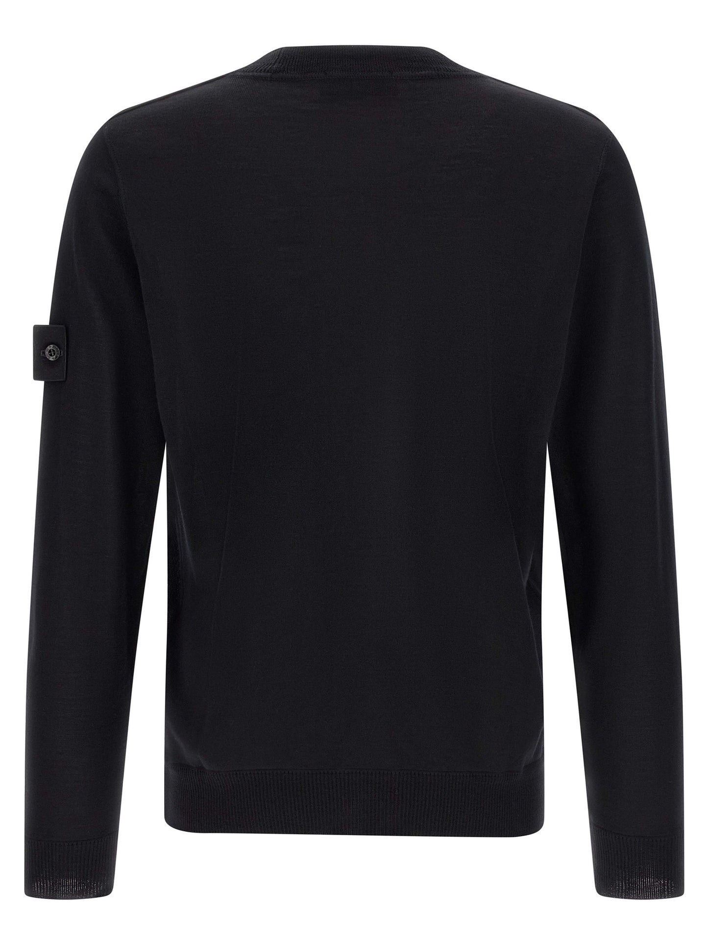 Black Virgin Wool Cardigan