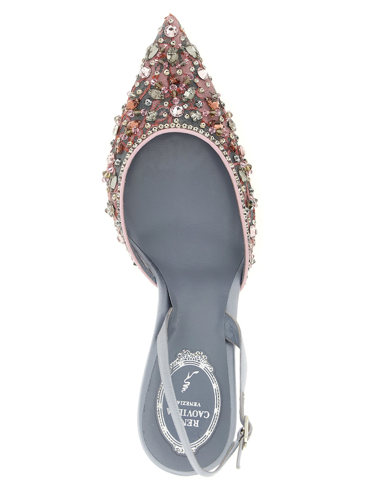 Multicolor Glass High Heel Pumps