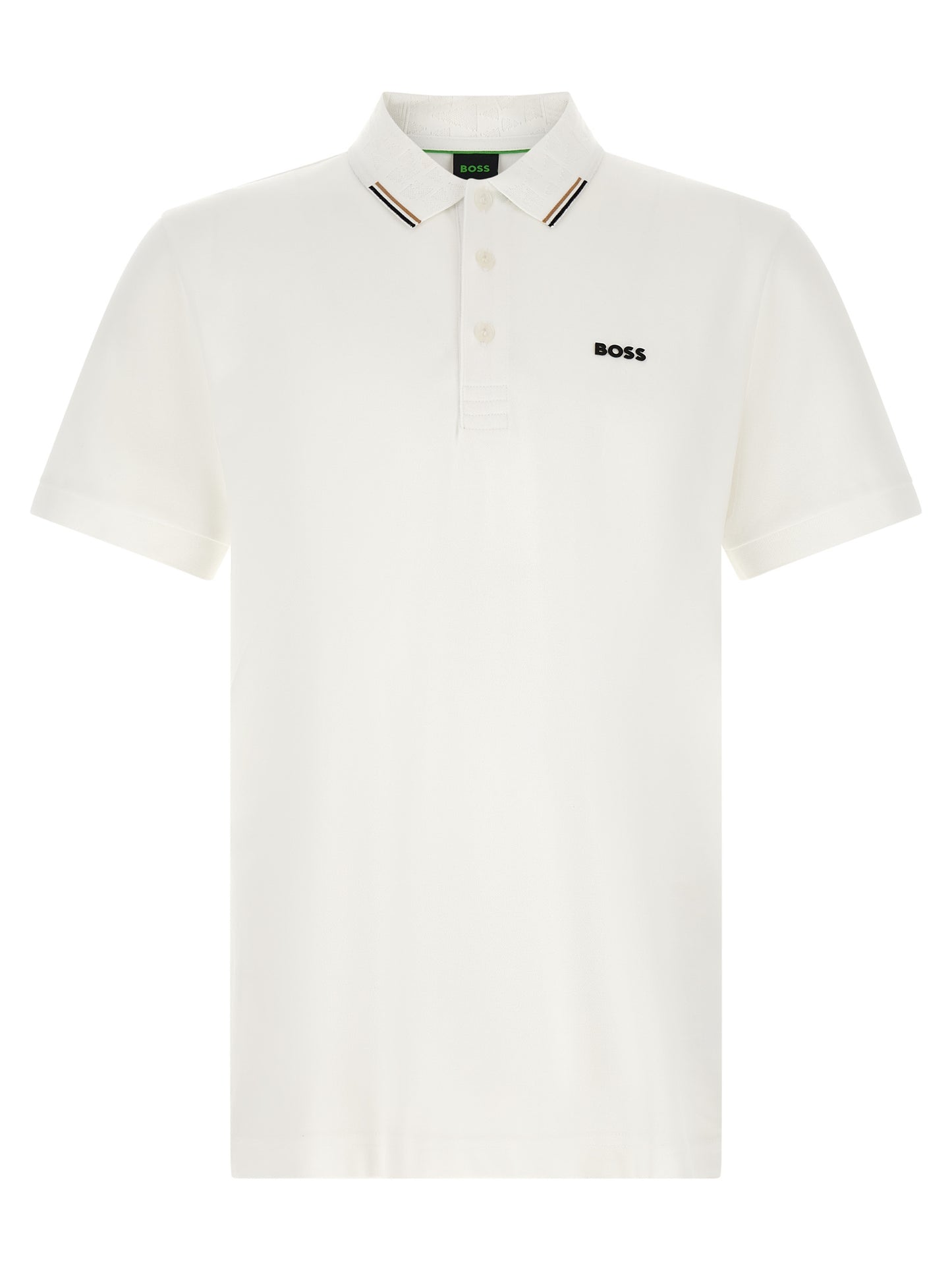 White Cotton Polo Shirt