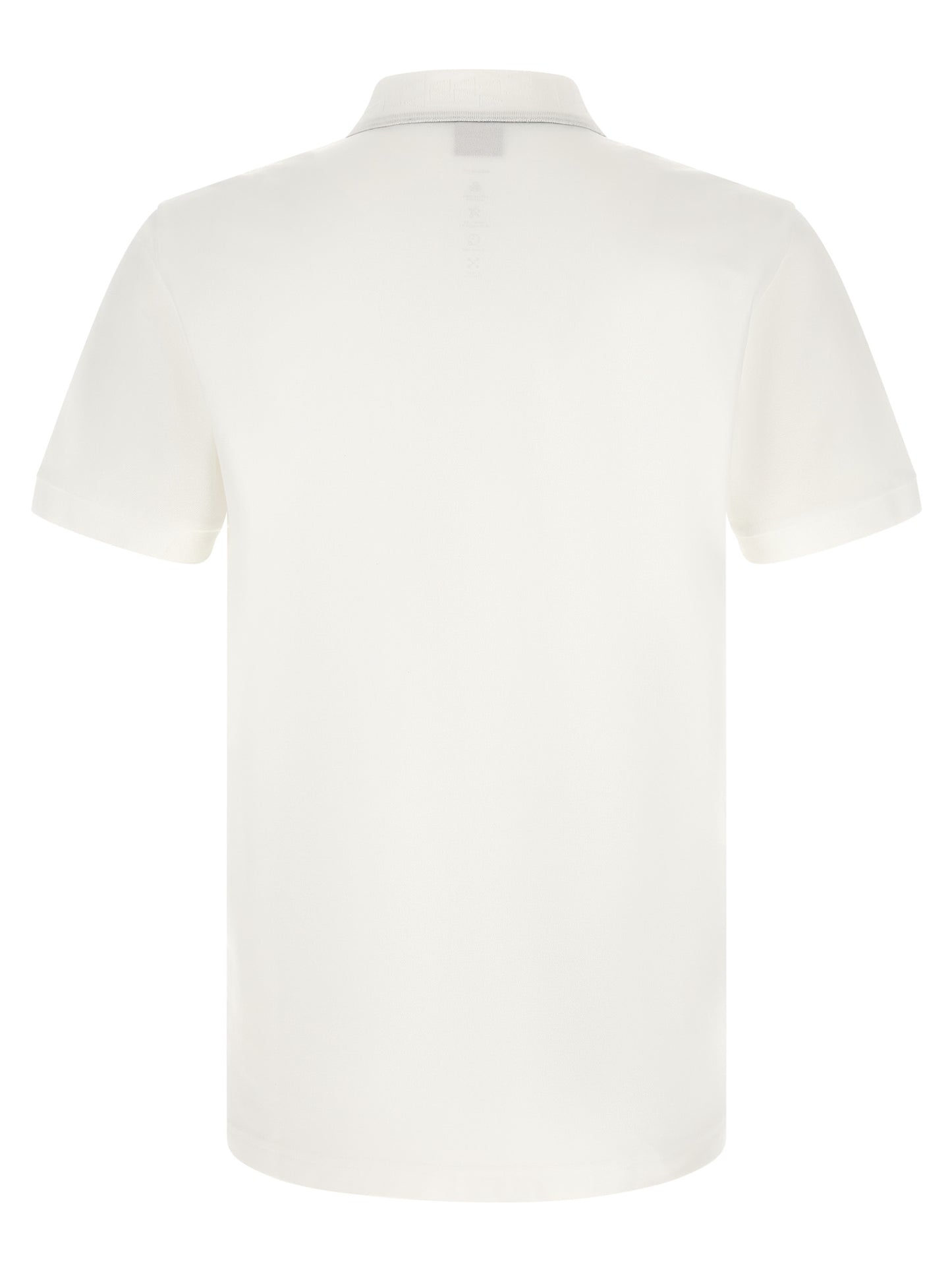 White Cotton Polo Shirt