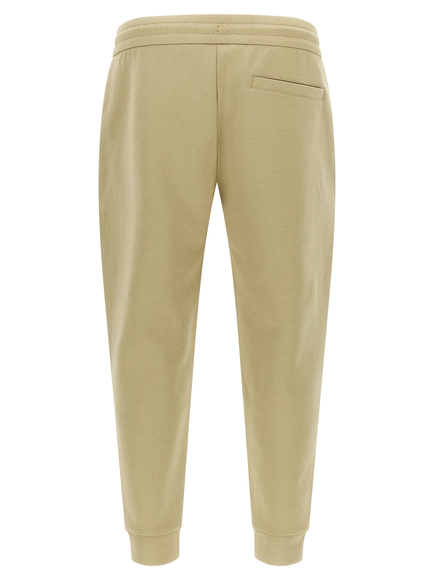 Beige Cotton Joggers (Workout Pants)