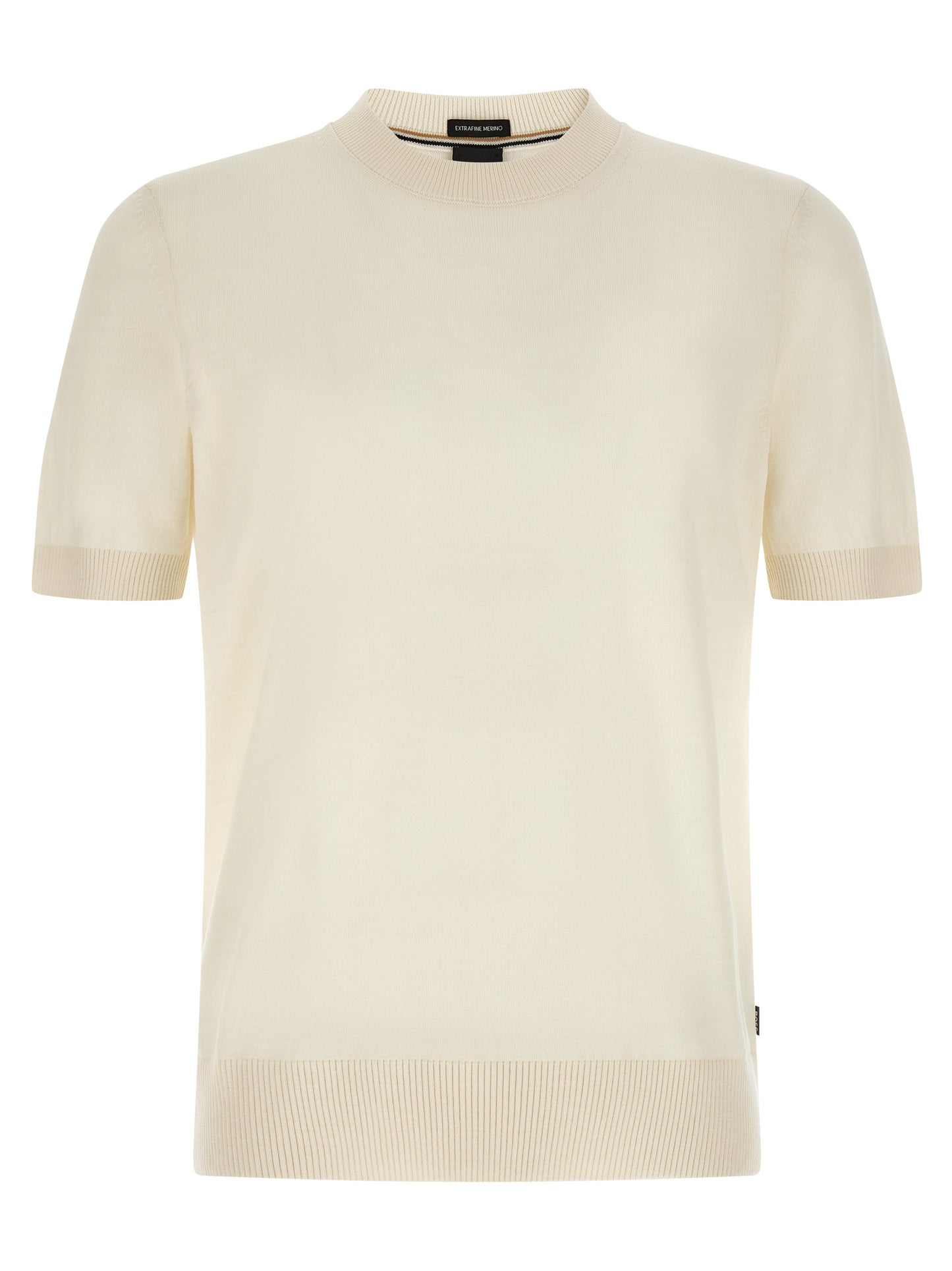 White Virgin Wool T-Shirt