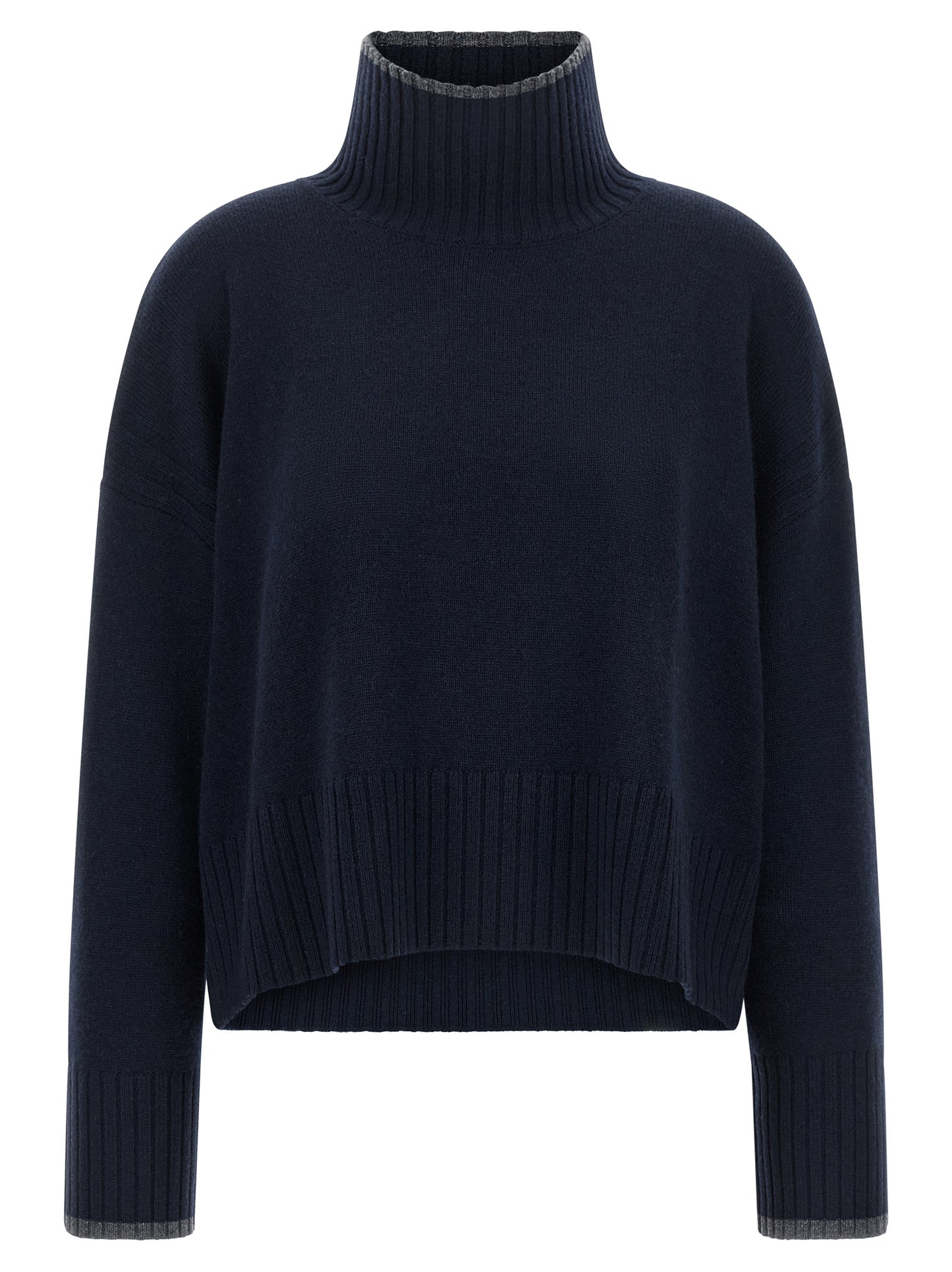 Blue Wool Cardigan