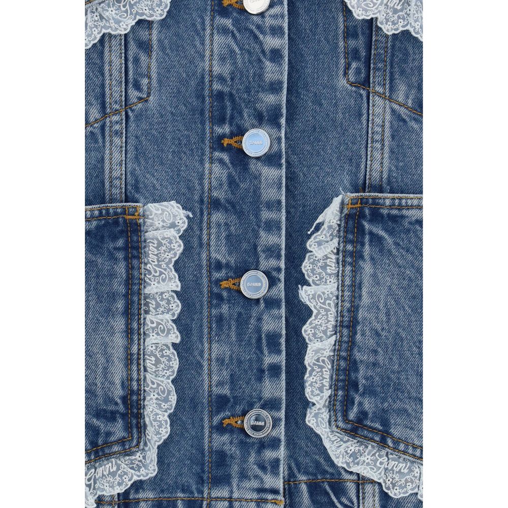Blue Cotton Denim Jacket