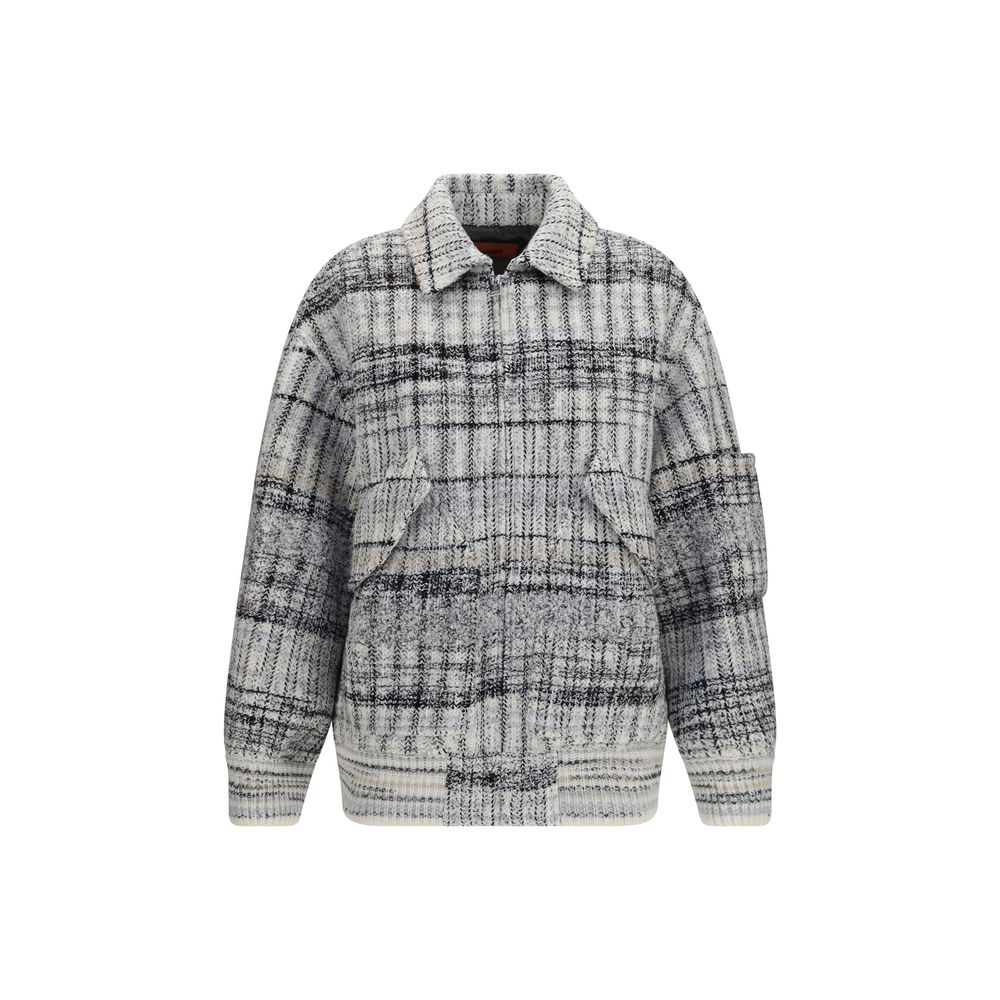 Multicolor Wool Oves Aries Bomber