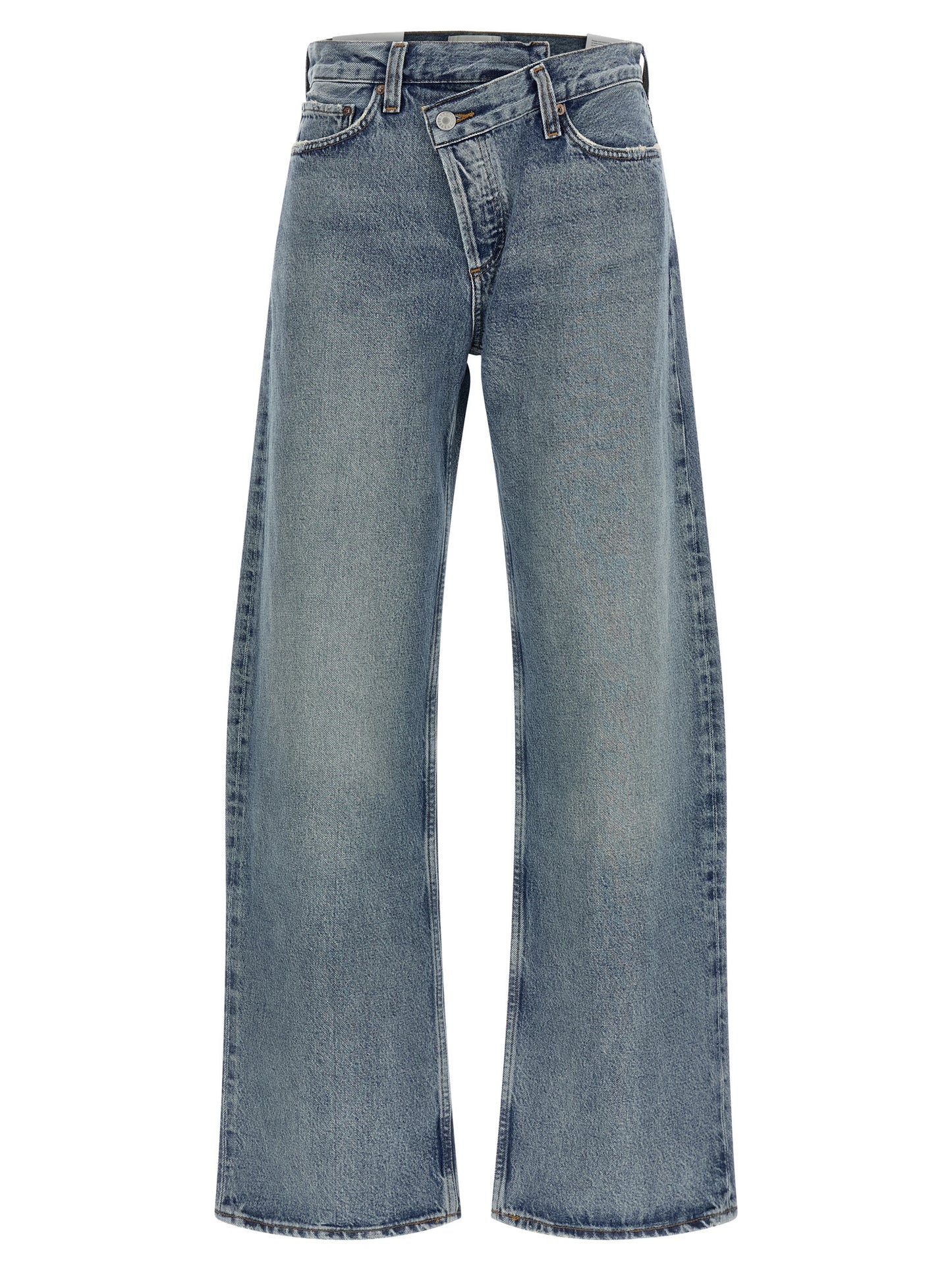 Blue Cotton Relaxed Fit Jeans