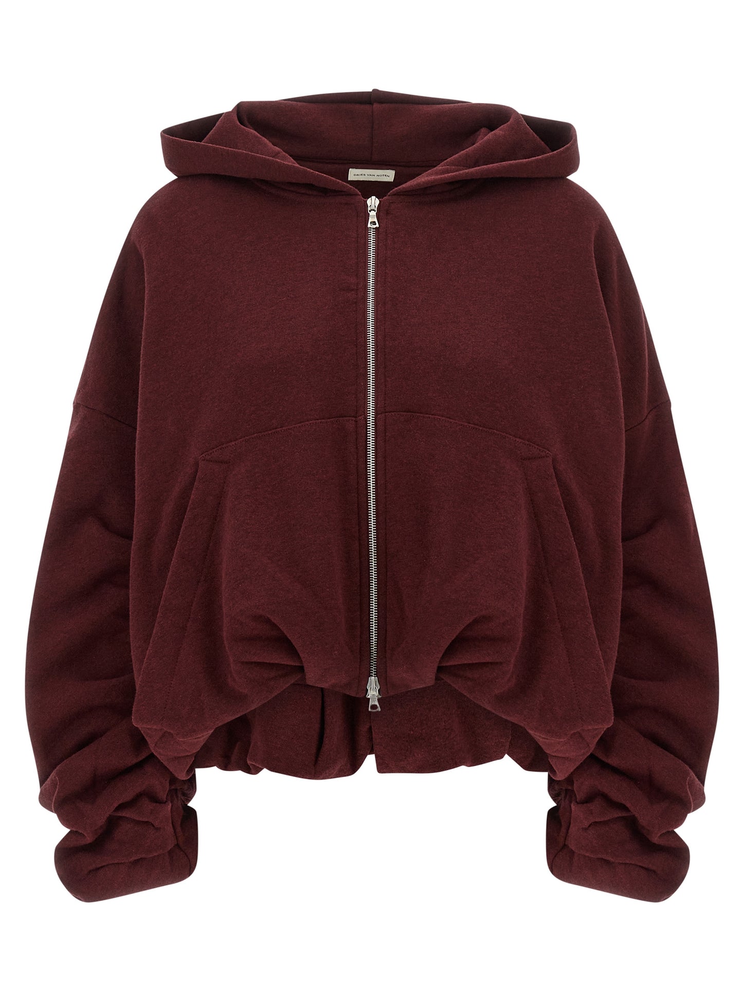 Bordeaux Cotton Hoodie