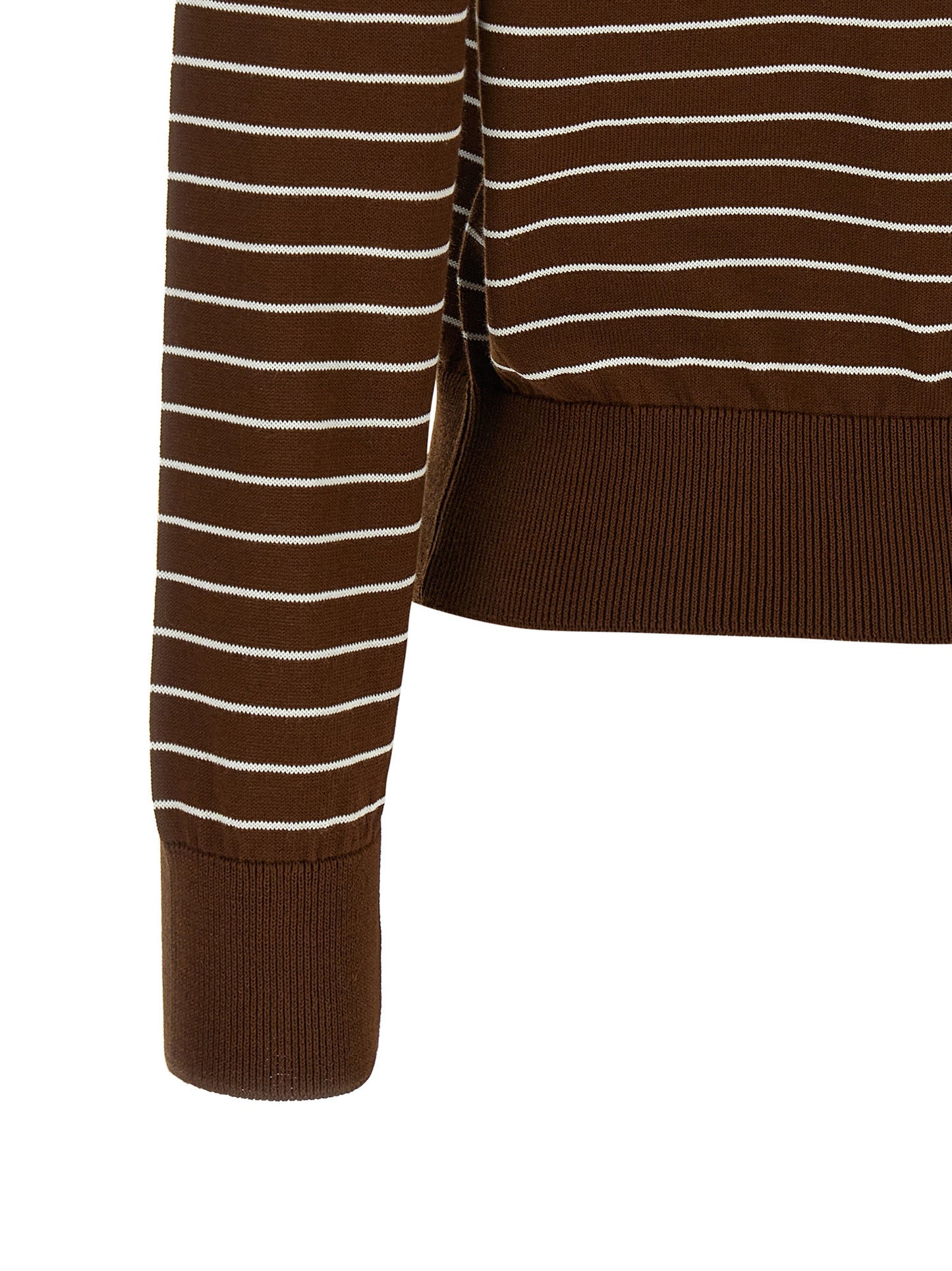 Brown Cotton Cardigan