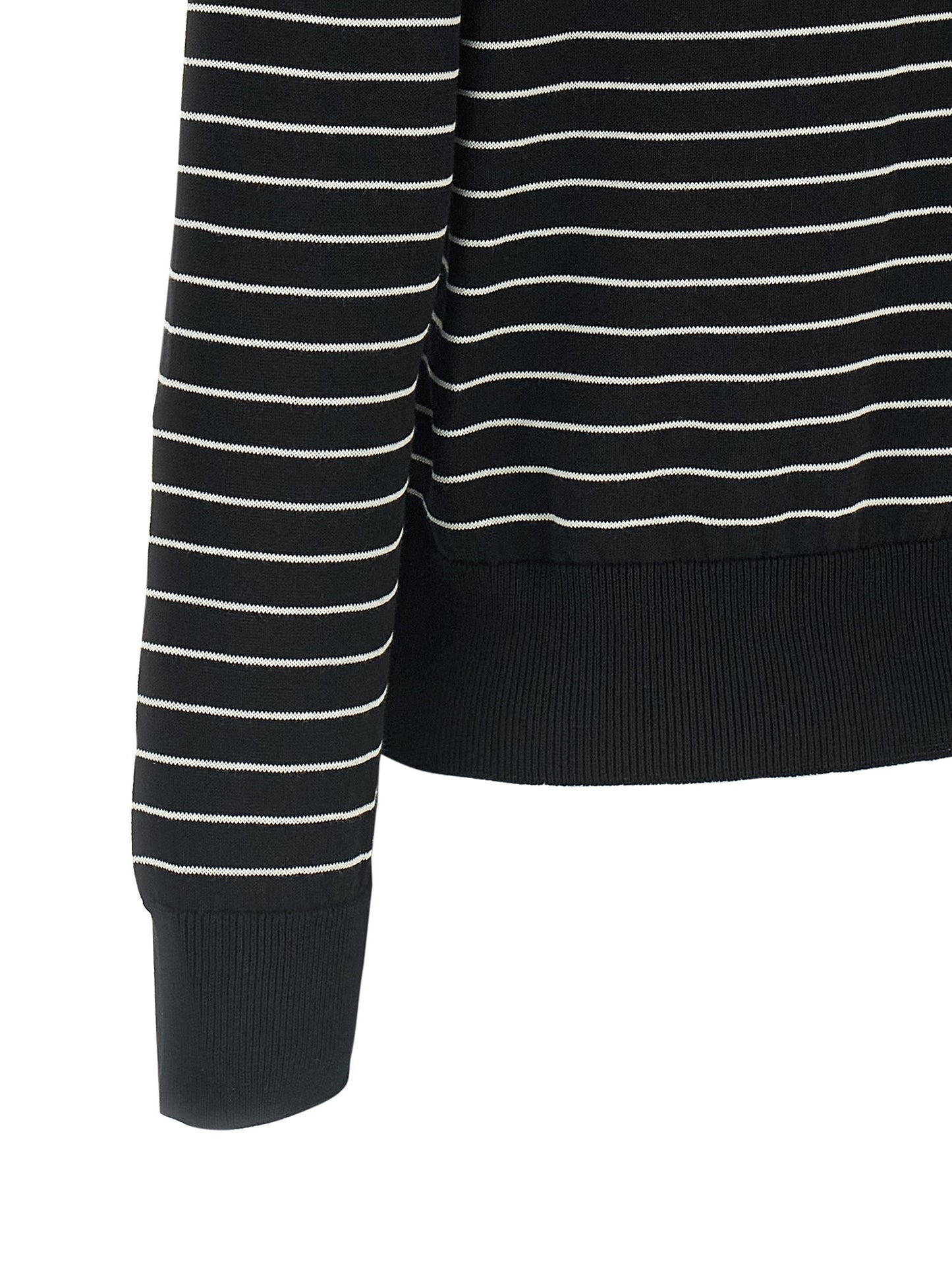 Bicolor Cotton Cardigan