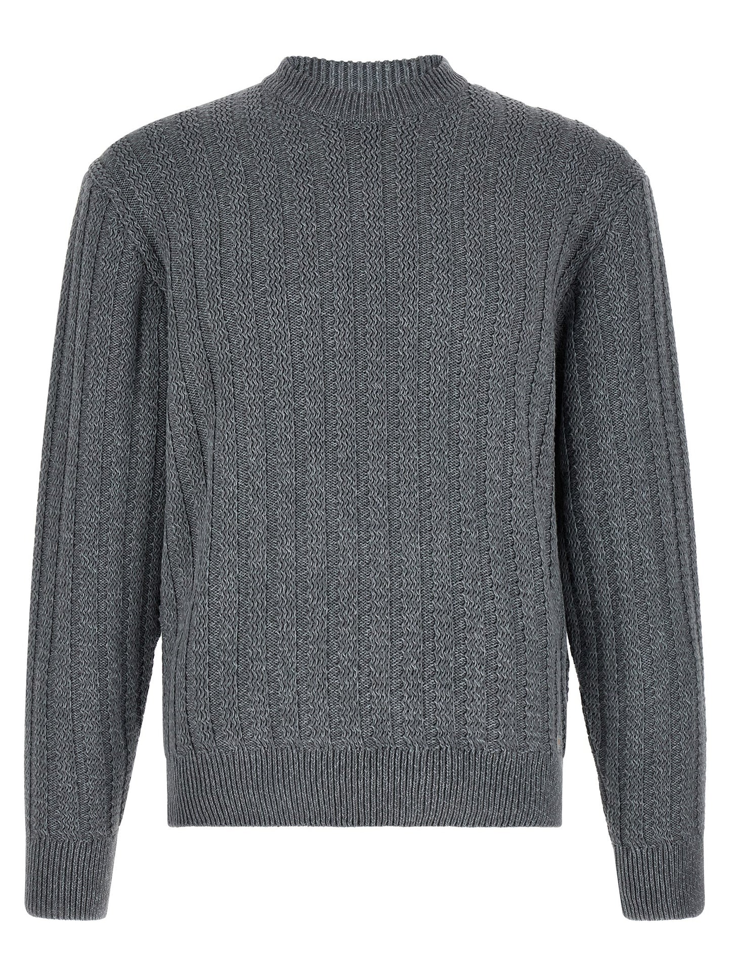 Gray Cotton Cardigan