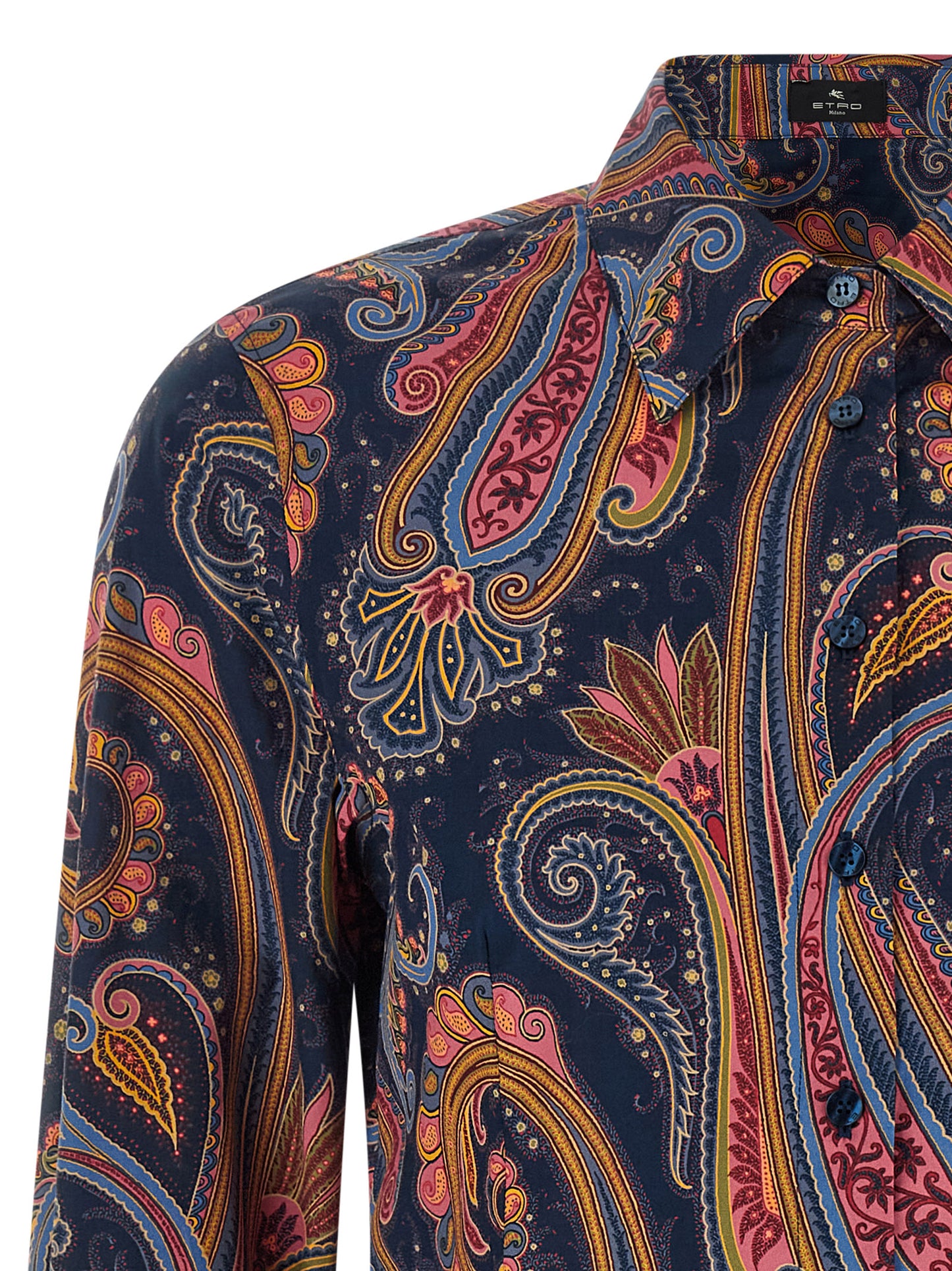 Blue Cotton Blouse