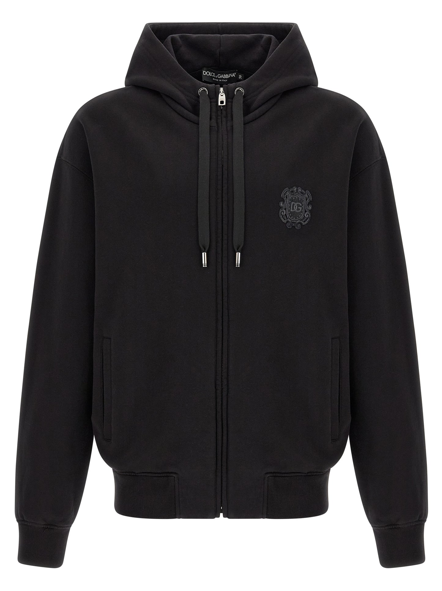 Black Cotton Sweatshirt