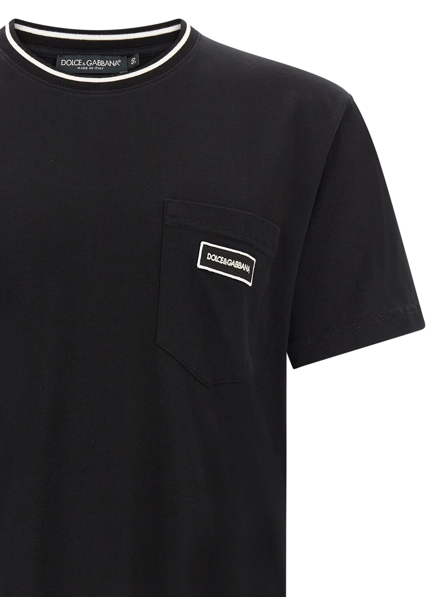 Black Cotton T-Shirt