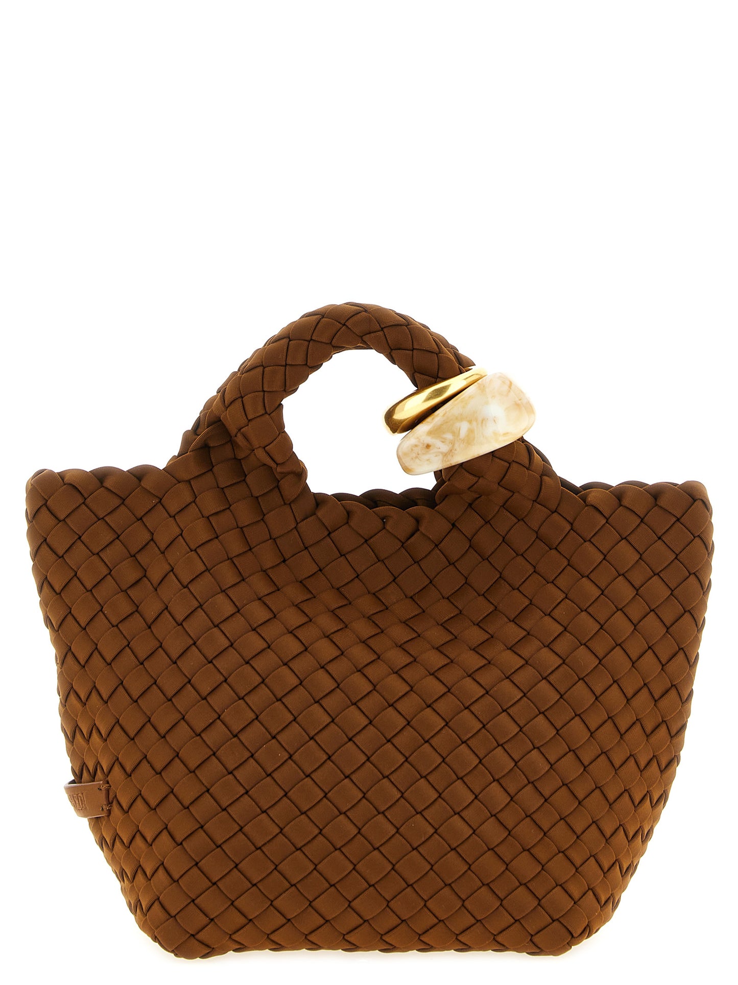 Brown Nylon Handbag