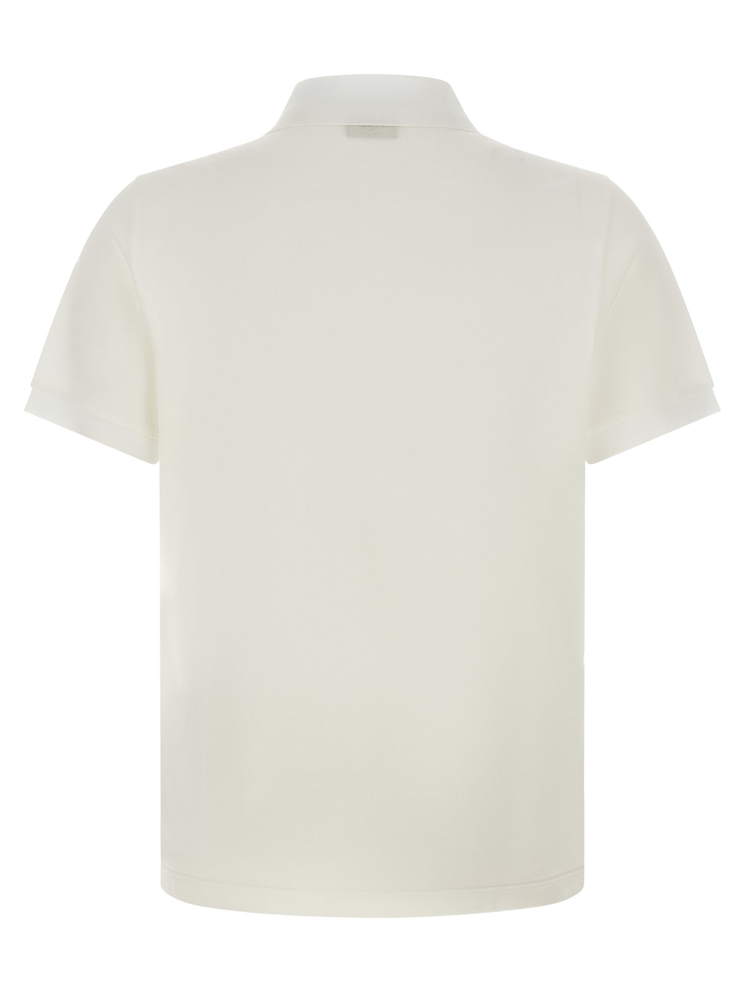White Cotton Polo Shirt