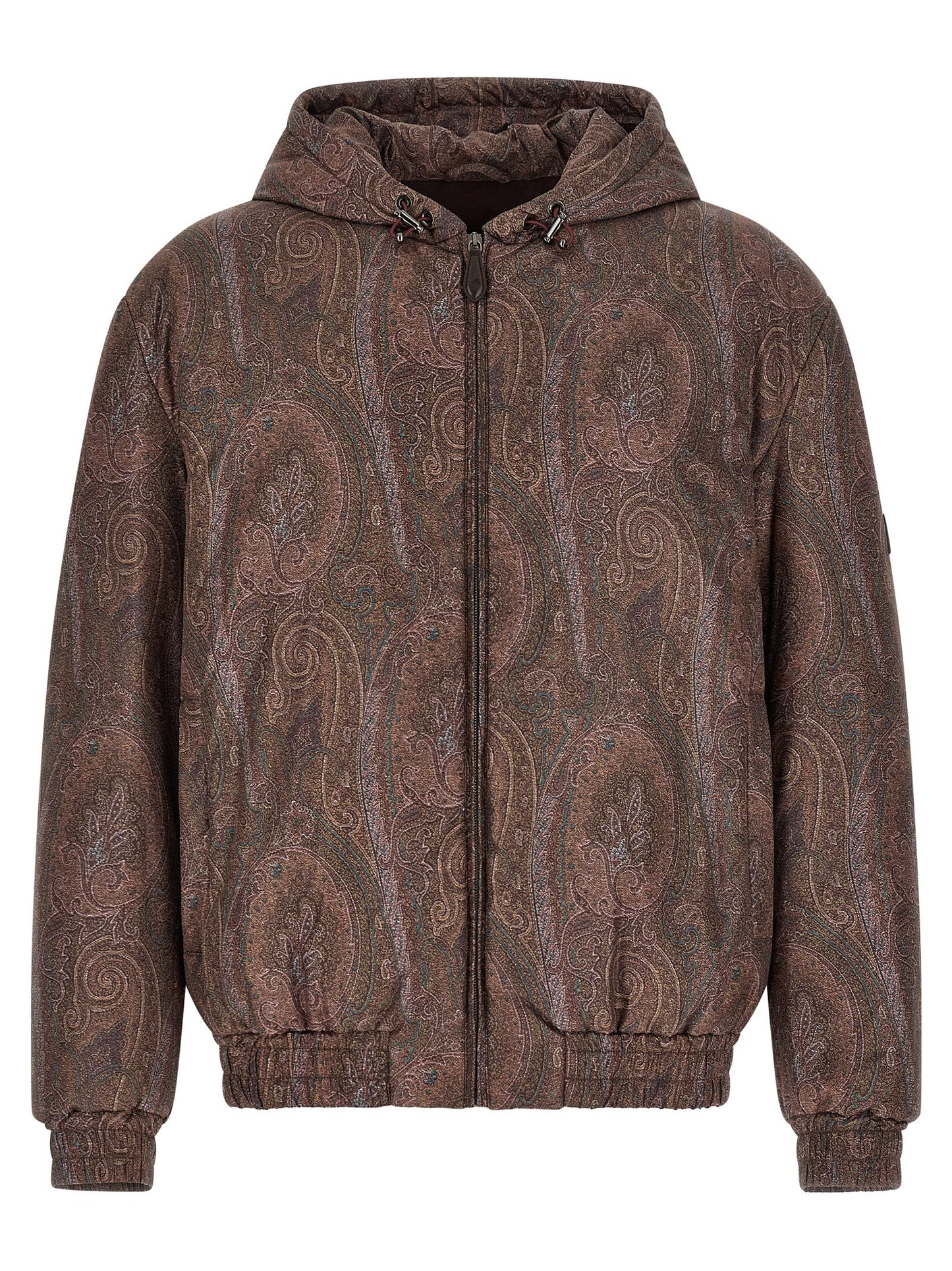 Brown Polyester Bomber