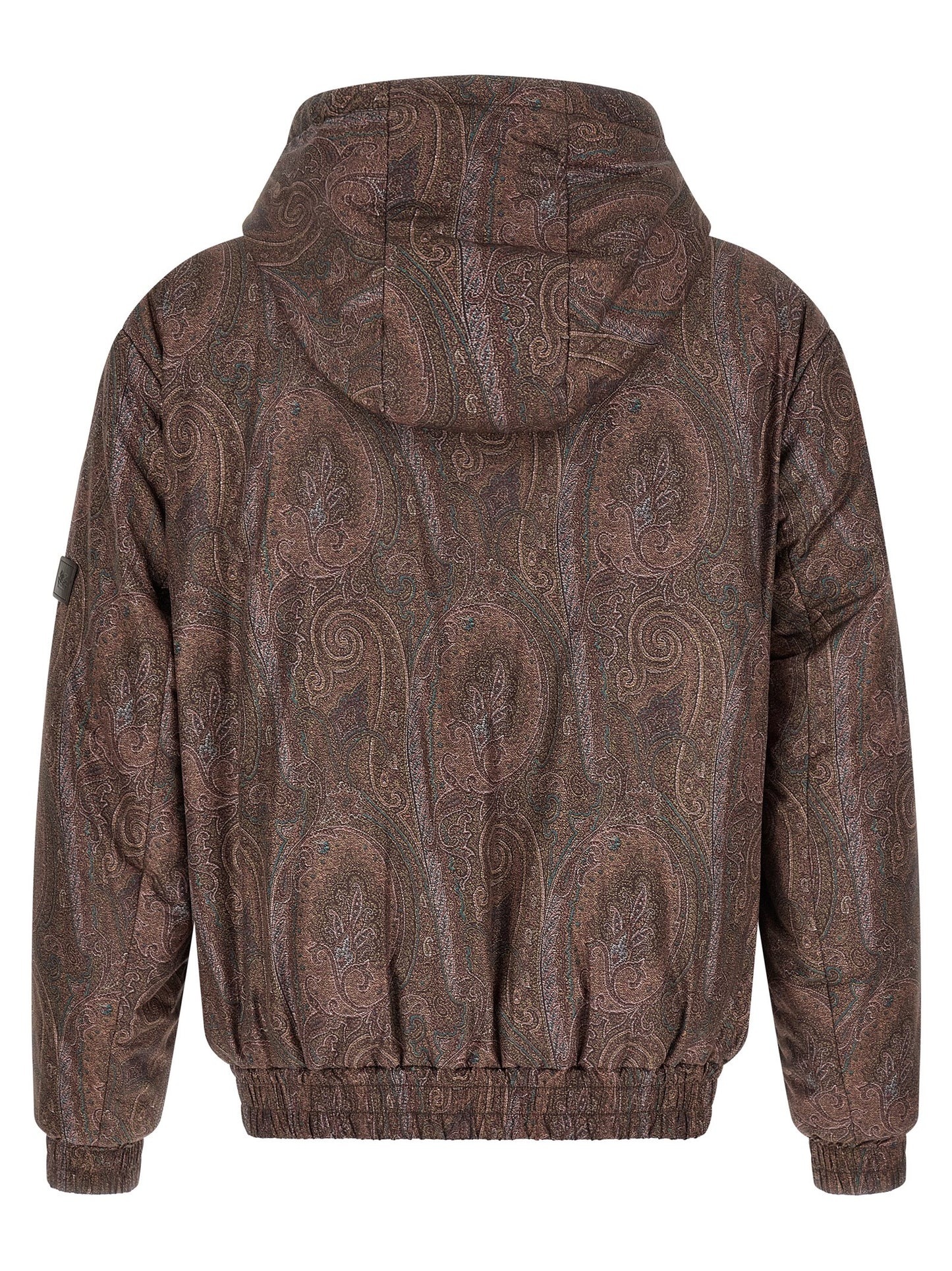 Brown Polyester Bomber