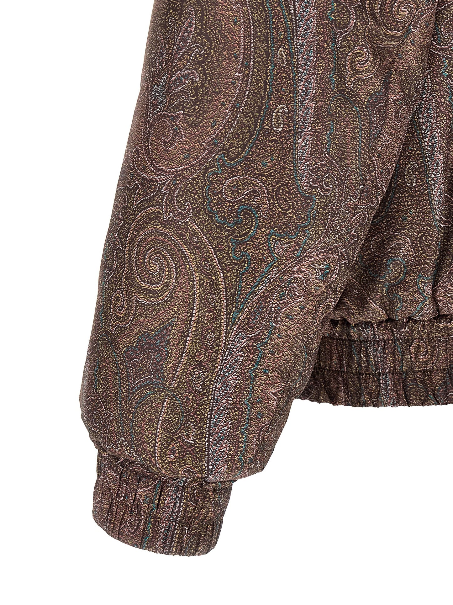 Brown Polyester Bomber