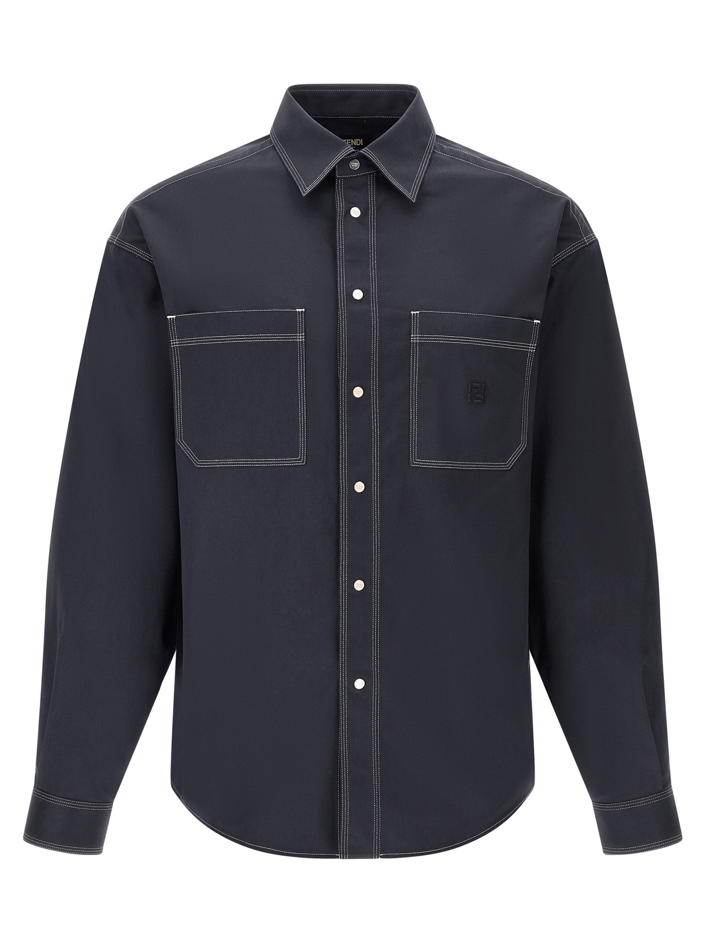 Blue Cotton Blouse