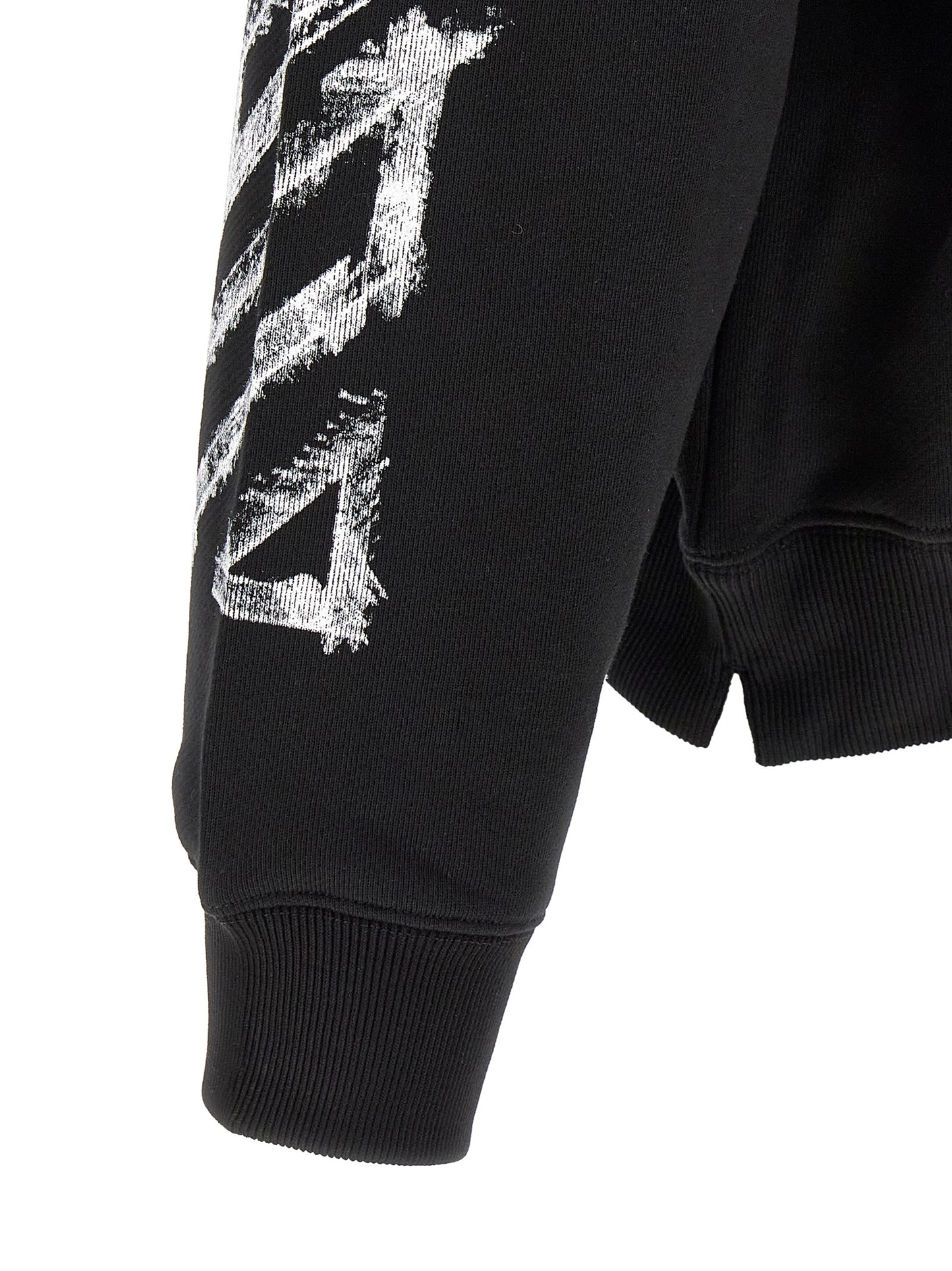 Black Cotton Sweatshirt