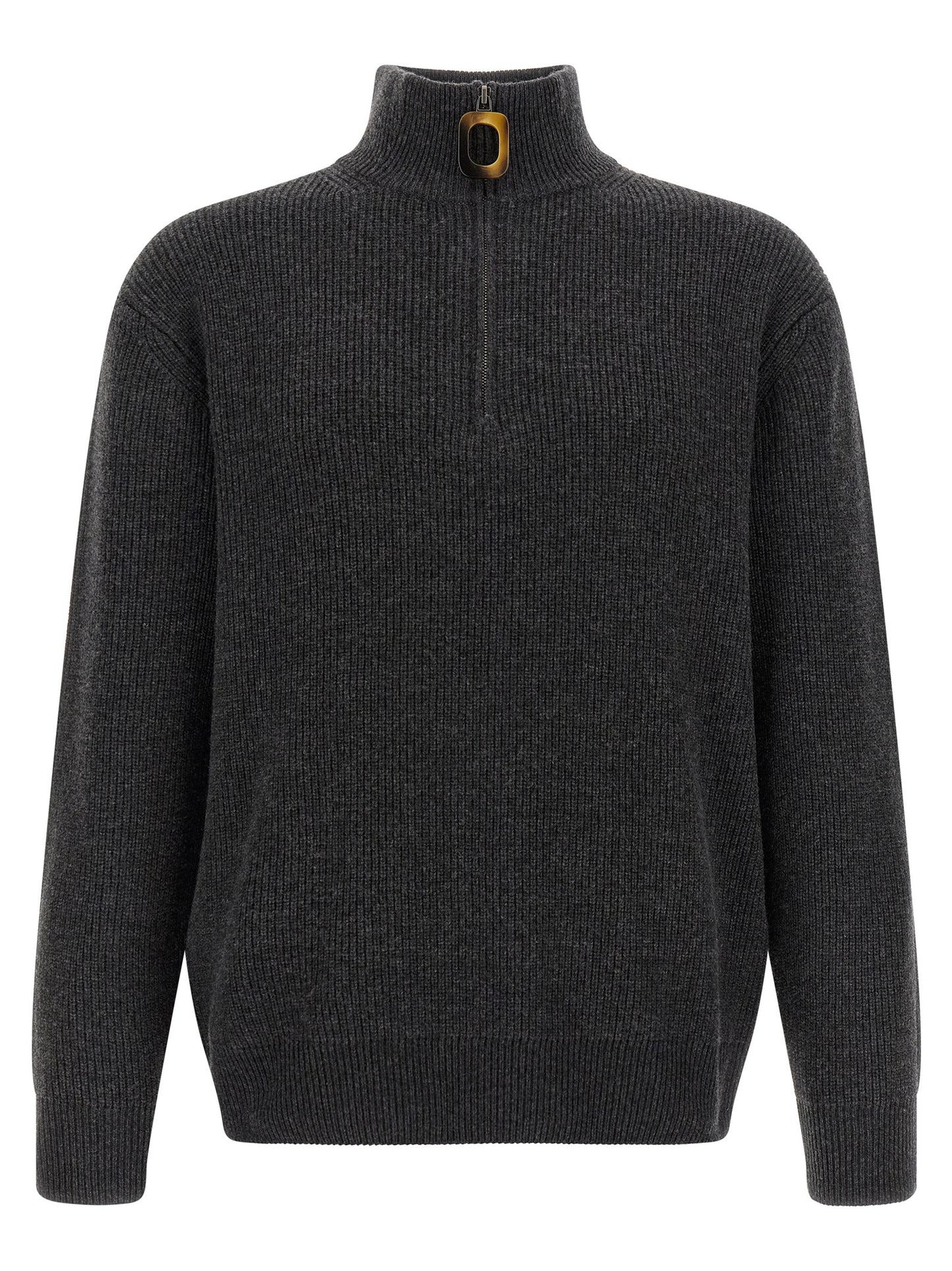 Gray Wool Cardigan