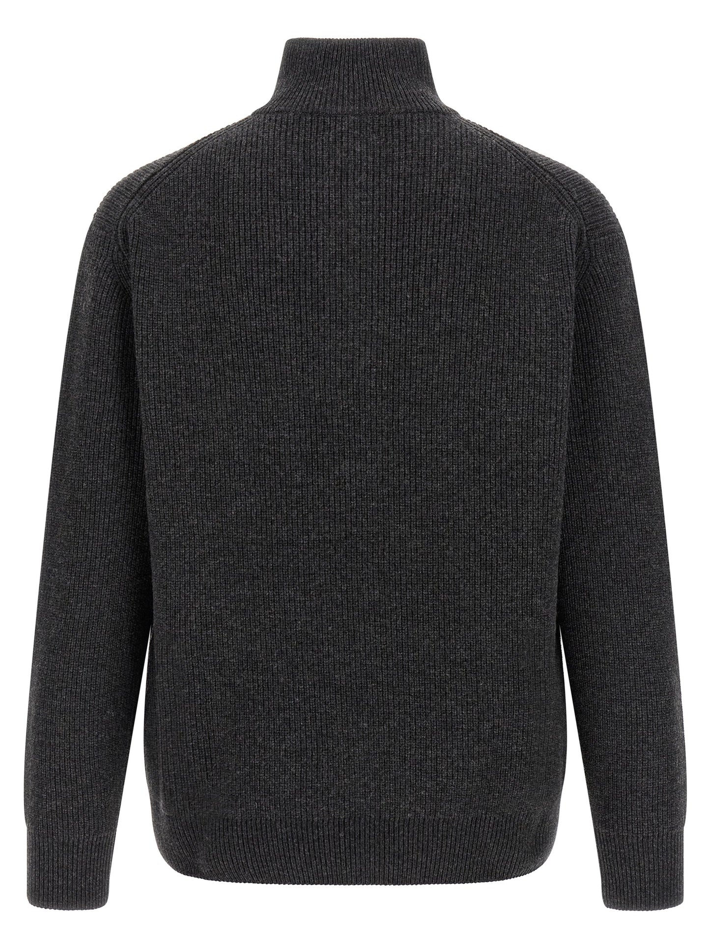 Gray Wool Cardigan