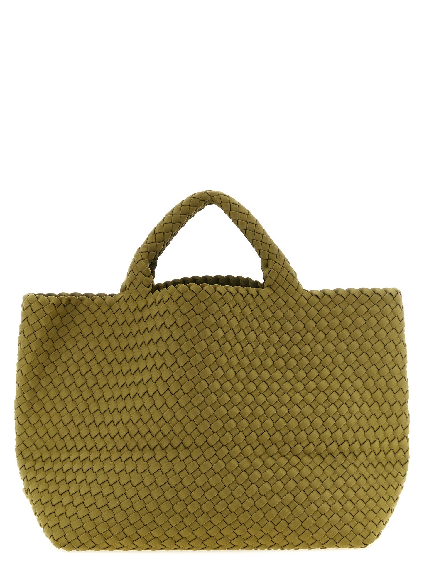Bicolor Nylon Handbag