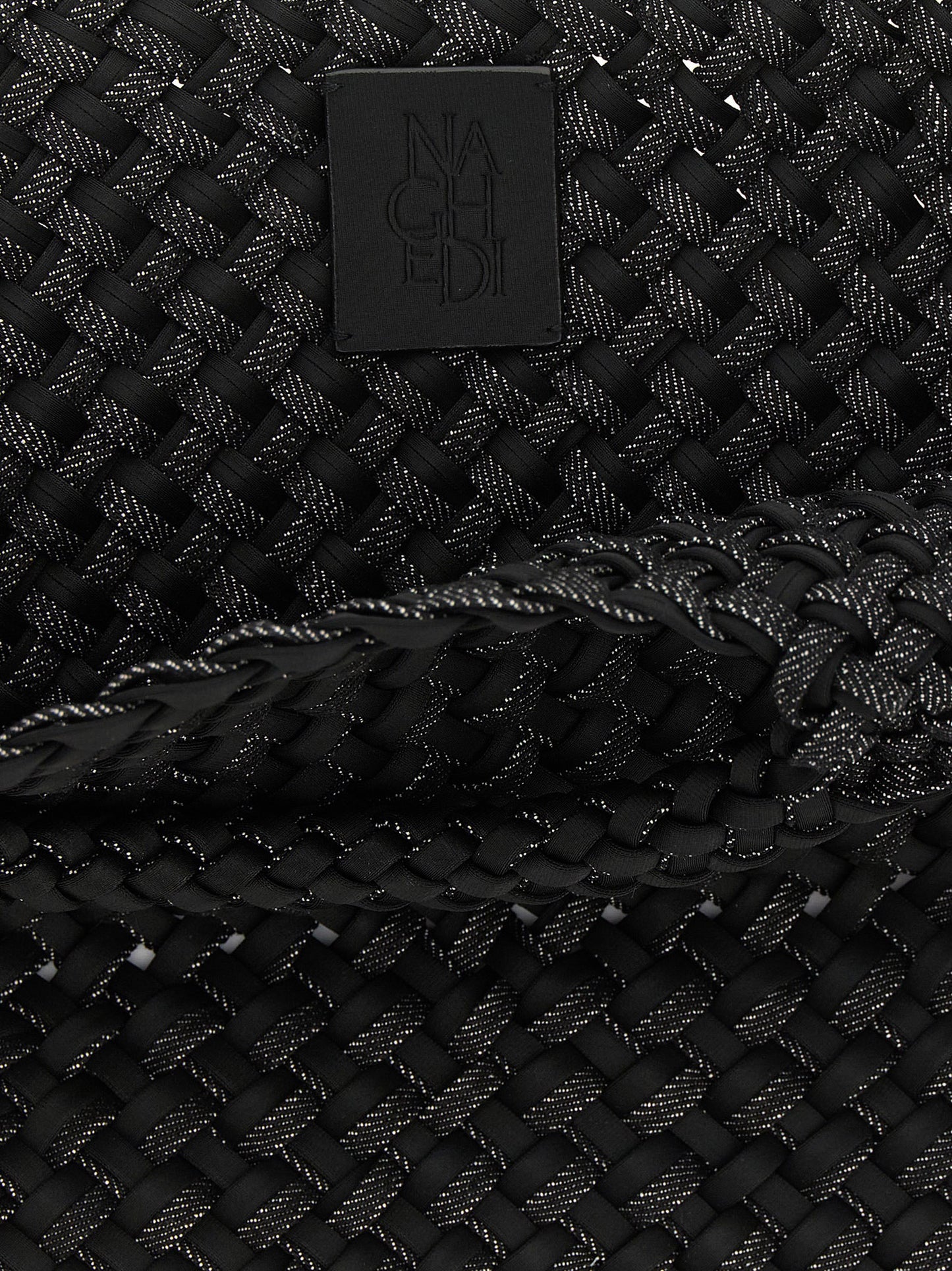 Black Nylon Tote Bag
