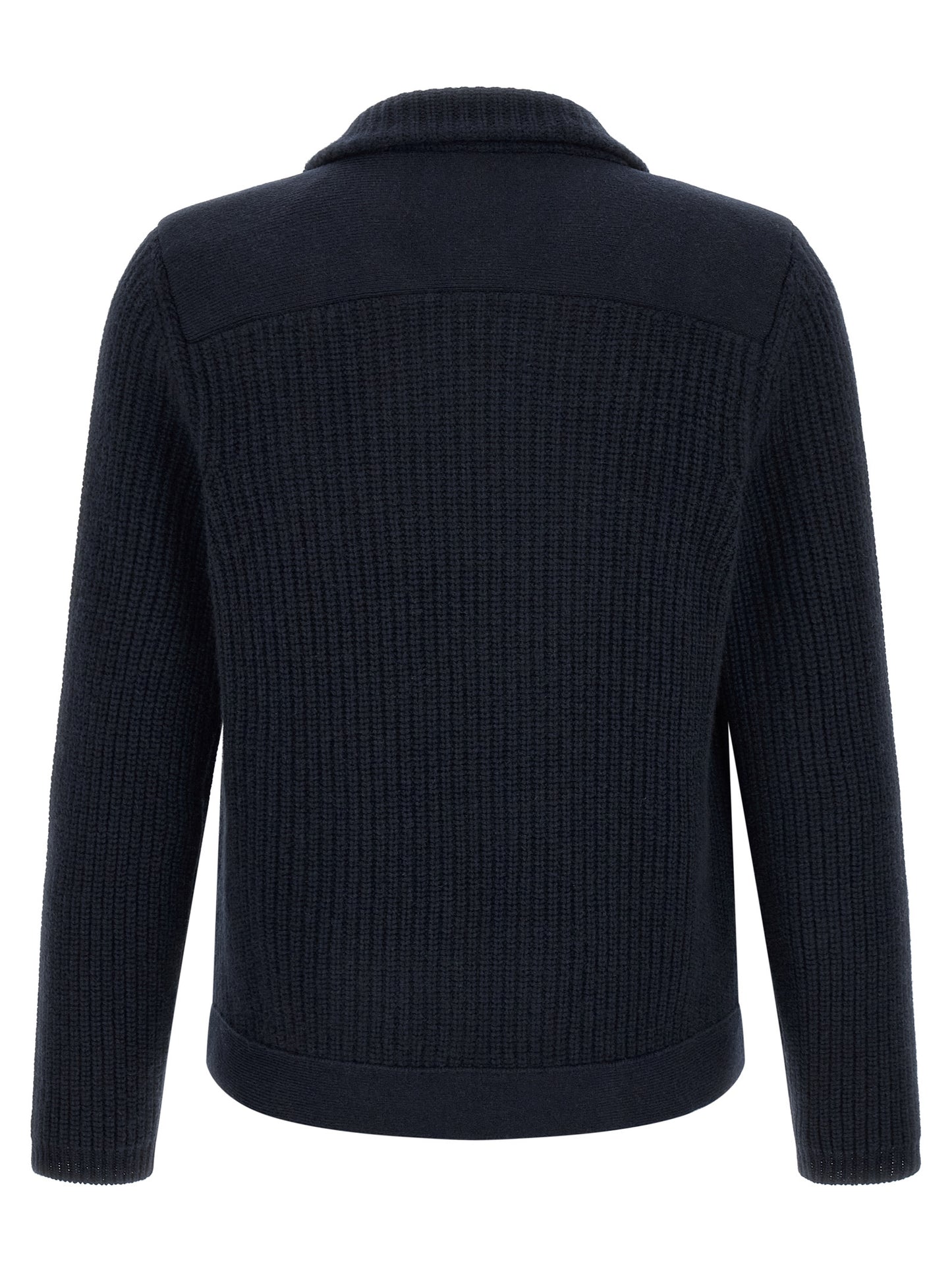 Blue Cashmere Cardigan