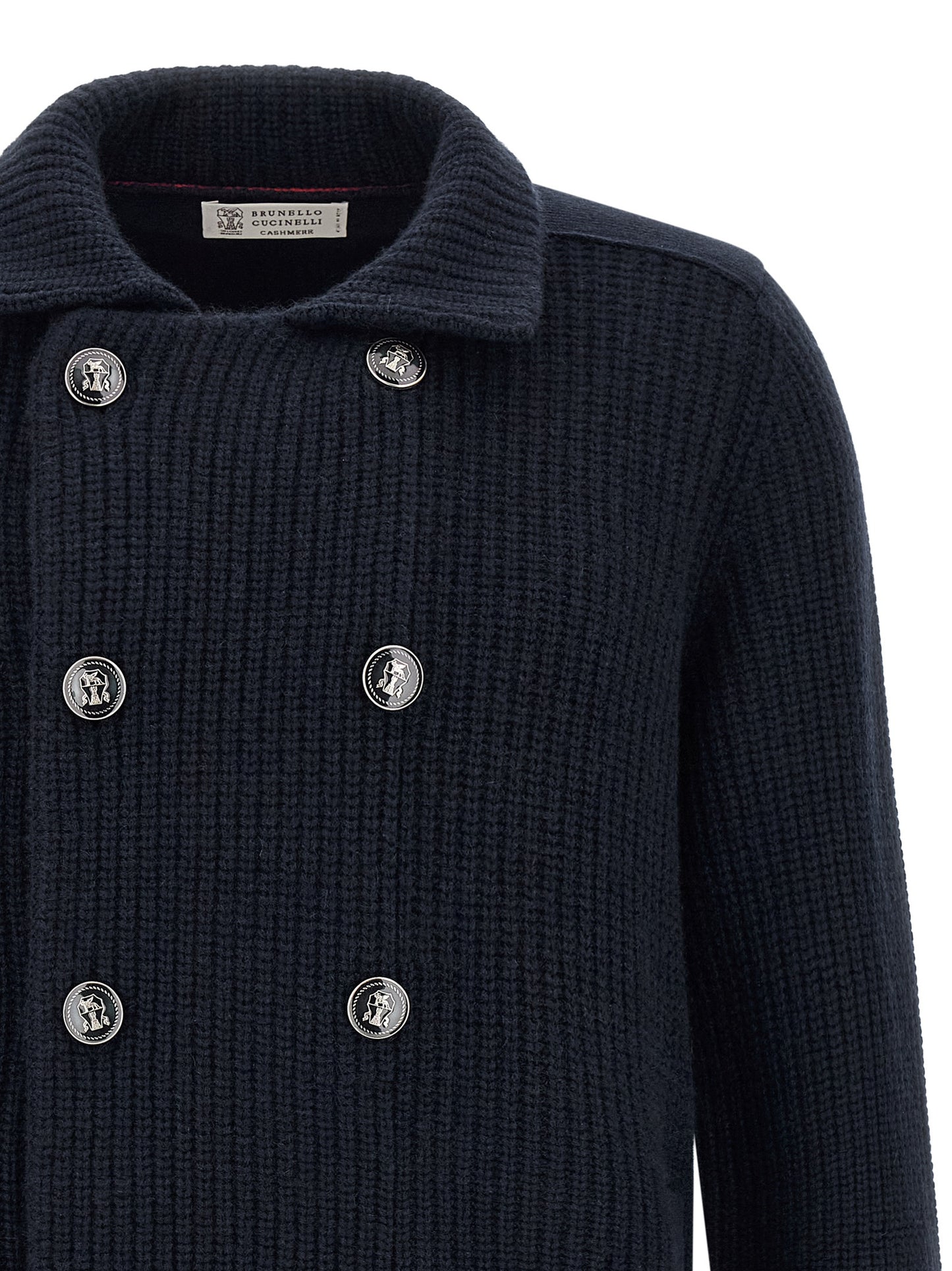 Blue Cashmere Cardigan