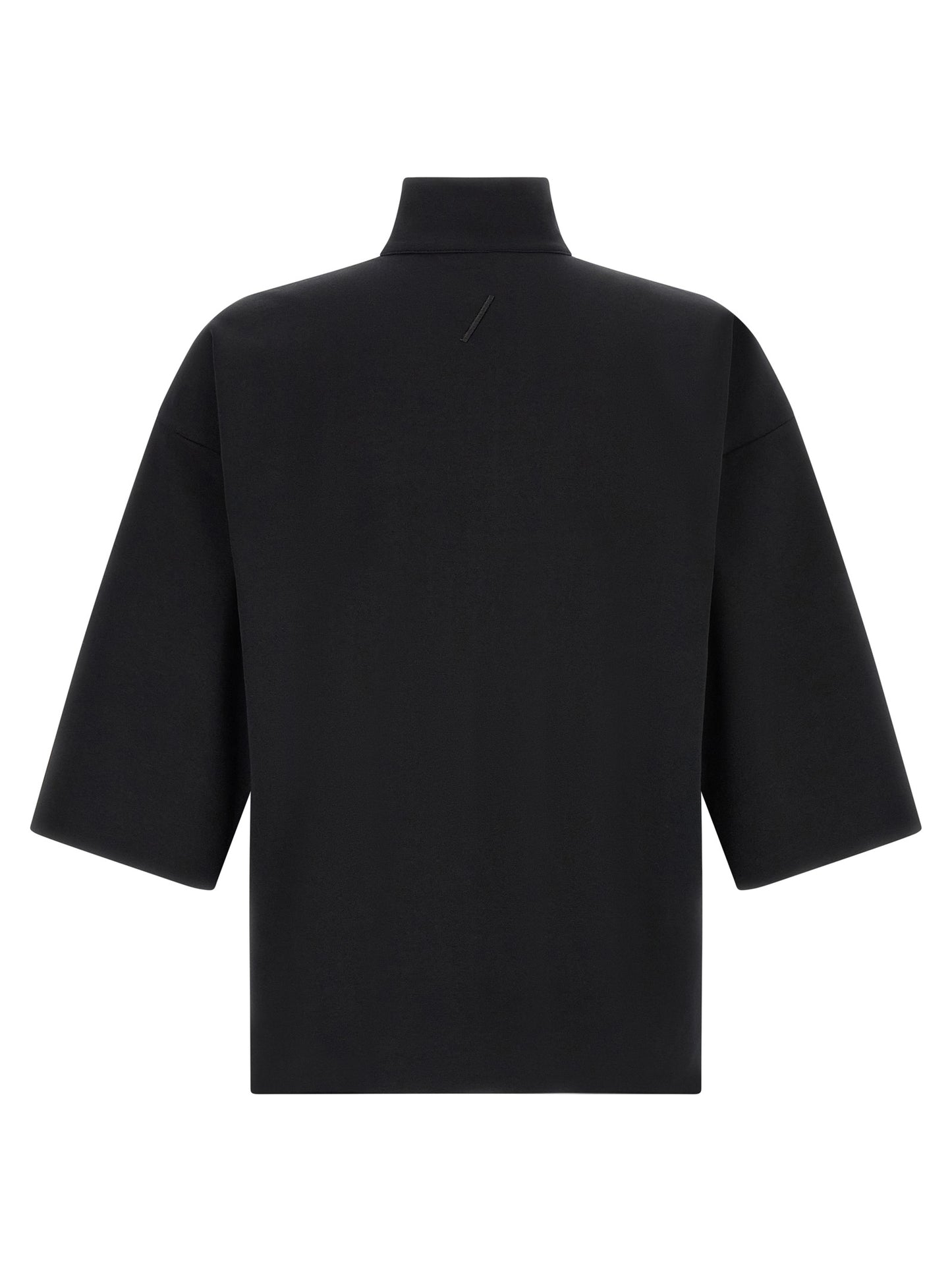 Black Cotton Sweatshirt