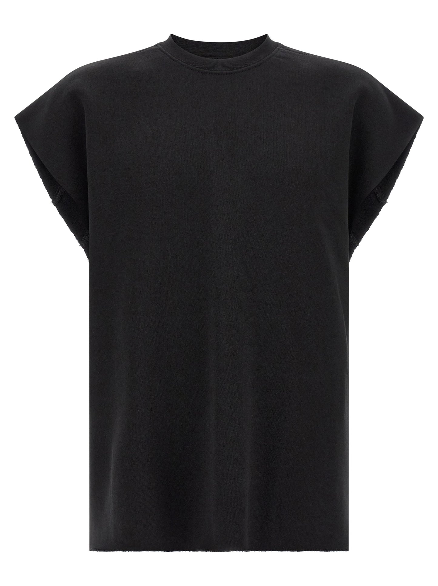 Black Cotton Sweatshirt