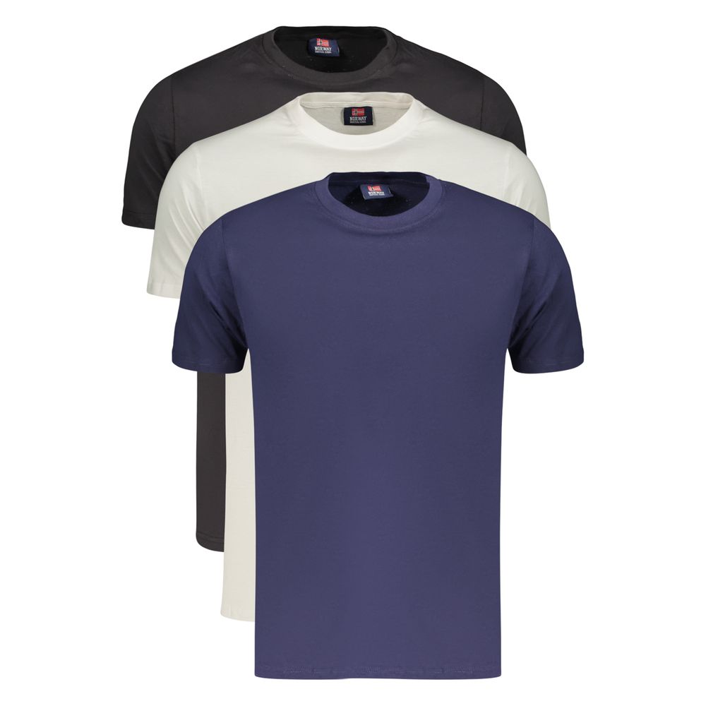 White Cotton Men's T-Shirt