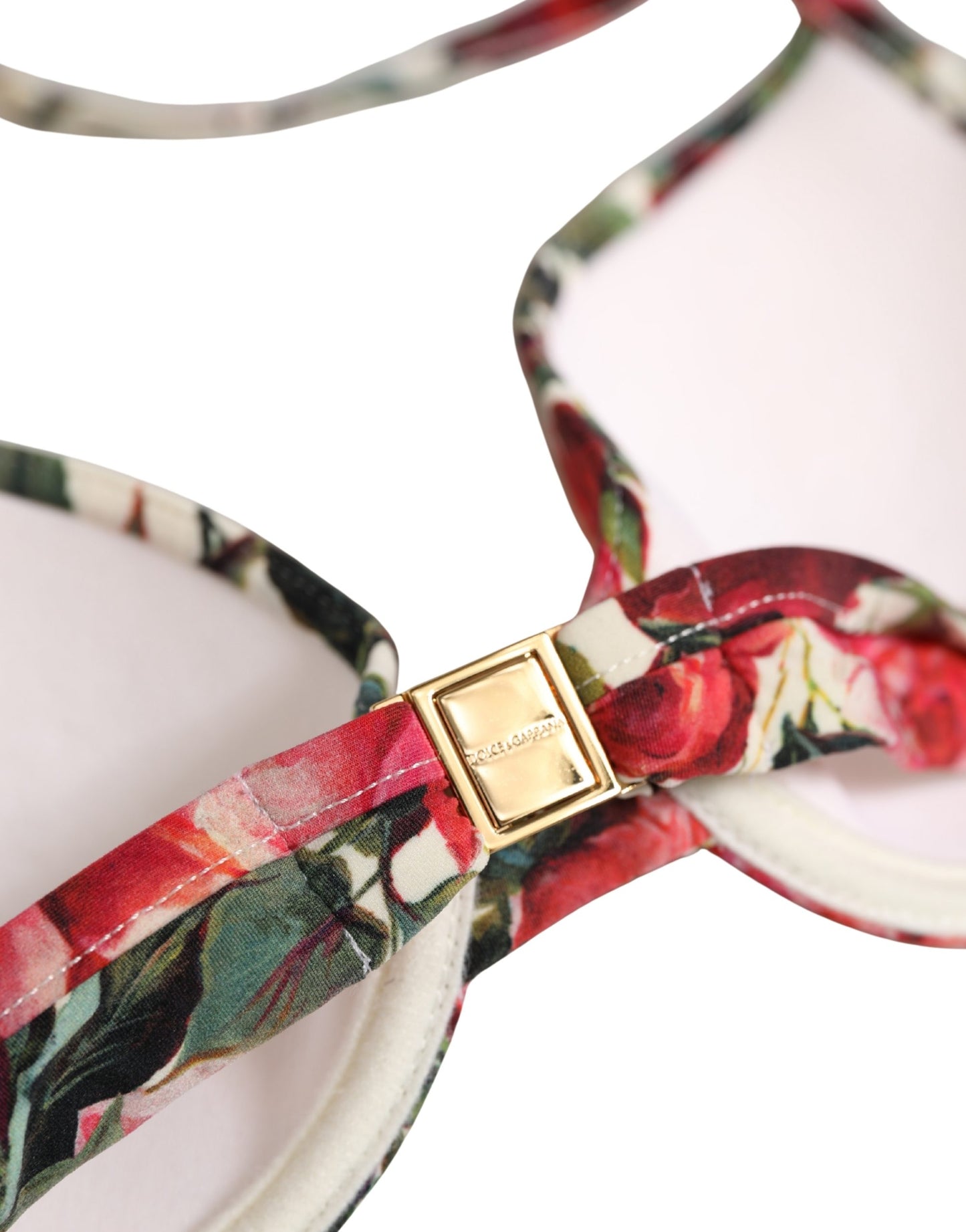 Multicolor Floral Print Beachwear Bikini Top